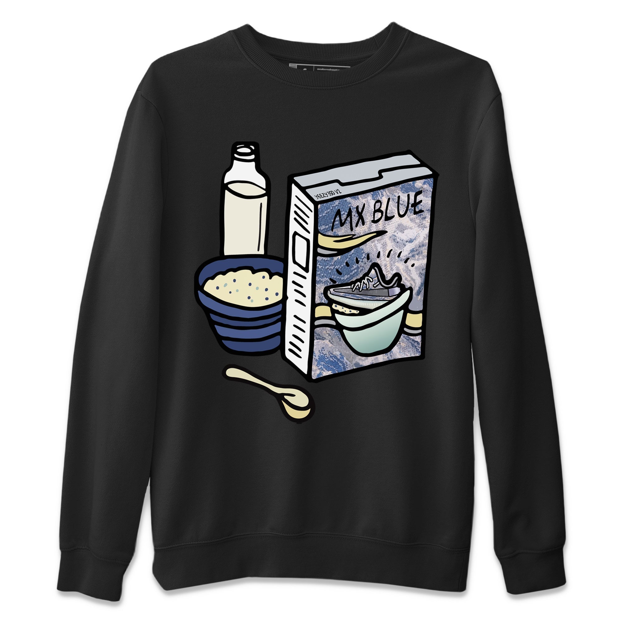 Yeezy 350 MX Blue Shirt To Match Jordans Breakfast Cereal Sneaker Tees Yeezy 350 MX Blue Drip Gear Zone Sneaker Matching Clothing Unisex Shirts