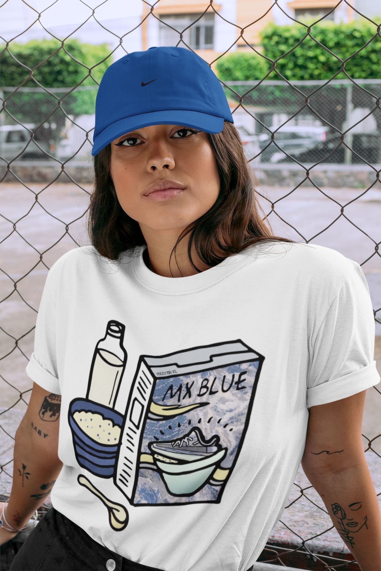 Yeezy 350 MX Blue Shirt To Match Jordans Breakfast Cereal Sneaker Tees Yeezy 350 MX Blue Drip Gear Zone Sneaker Matching Clothing Unisex Shirts