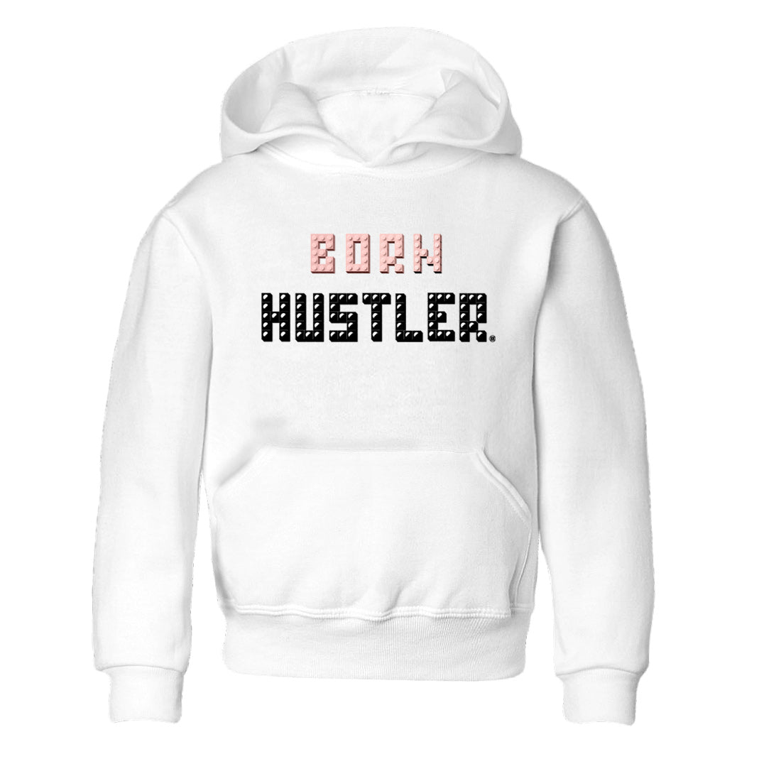 Air Jordan 1 Washed Pink Sneaker Match Tees Brick Born Hustler t shirt Air Jordan 1 WMNS Washed Pink Sneaker Shirt Kids Shirts White 2