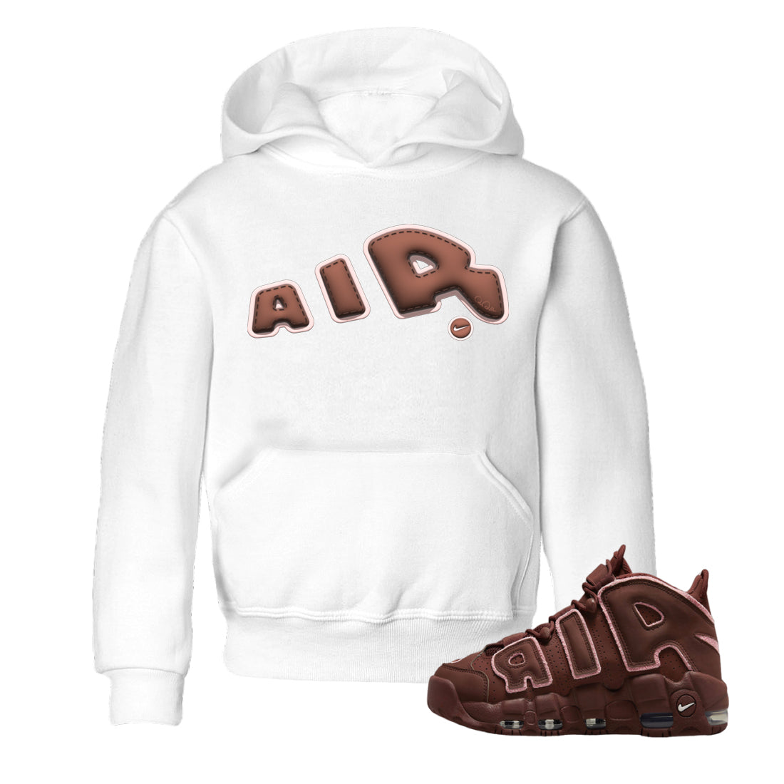 Air More Uptempo Valentines Day Sneaker Match Tees Bubble Air Sneaker Tees Air More Uptempo Valentines Day Jordan to match sneaker T-Shirt Kids Shirts