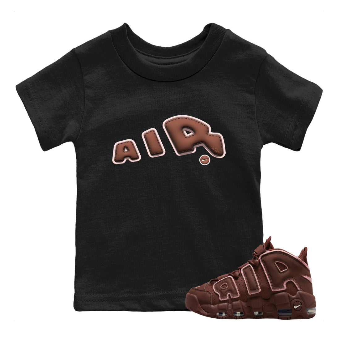Air More Uptempo Valentines Day Sneaker Match Tees Bubble Air Sneaker Tees Air More Uptempo Valentines Day Jordan to match sneaker T-Shirt Kids Shirts