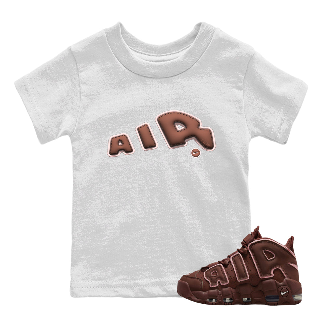 Air More Uptempo Valentines Day Sneaker Match Tees Bubble Air Sneaker Tees Air More Uptempo Valentines Day Jordan to match sneaker T-Shirt Kids Shirts