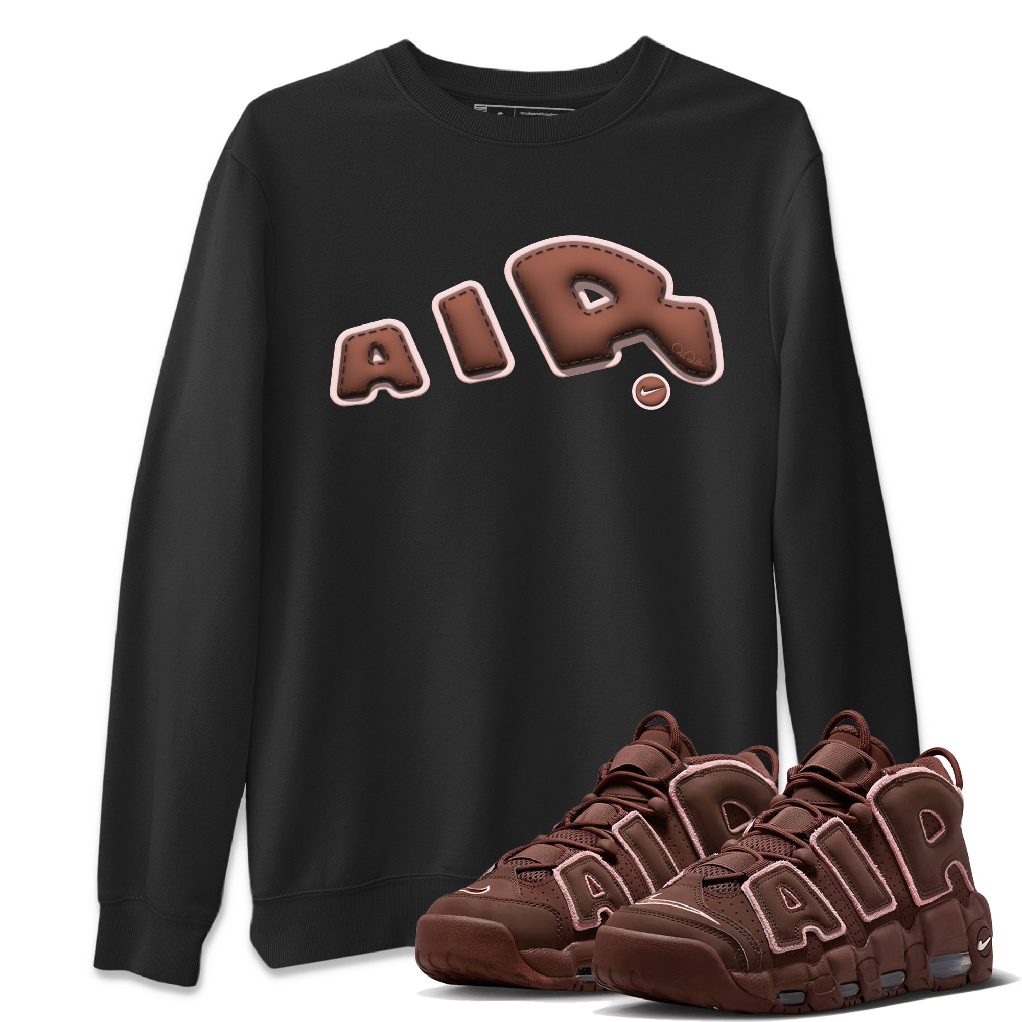 Air More Uptempo Valentines Day Sneaker Match Tees Bubble Air Sneaker Tees Air More Uptempo Valentines Day Jordan to match sneaker T-Shirt Crew Neck Shirts