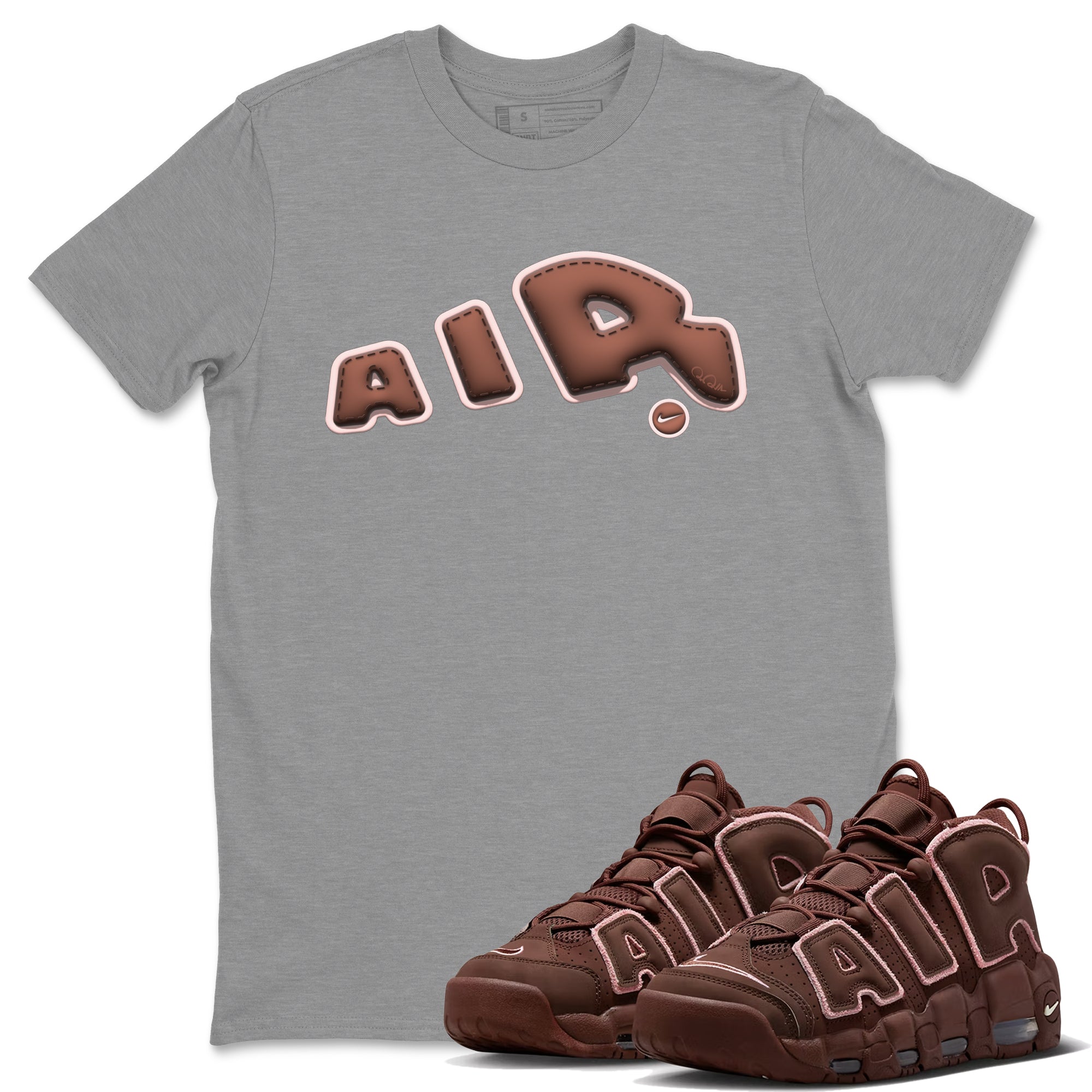 Air More Uptempo Valentines Day Sneaker Match Tees Bubble Air Sneaker Tees Air More Uptempo Valentines Day Jordan to match sneaker T-Shirt Crew Neck Shirts