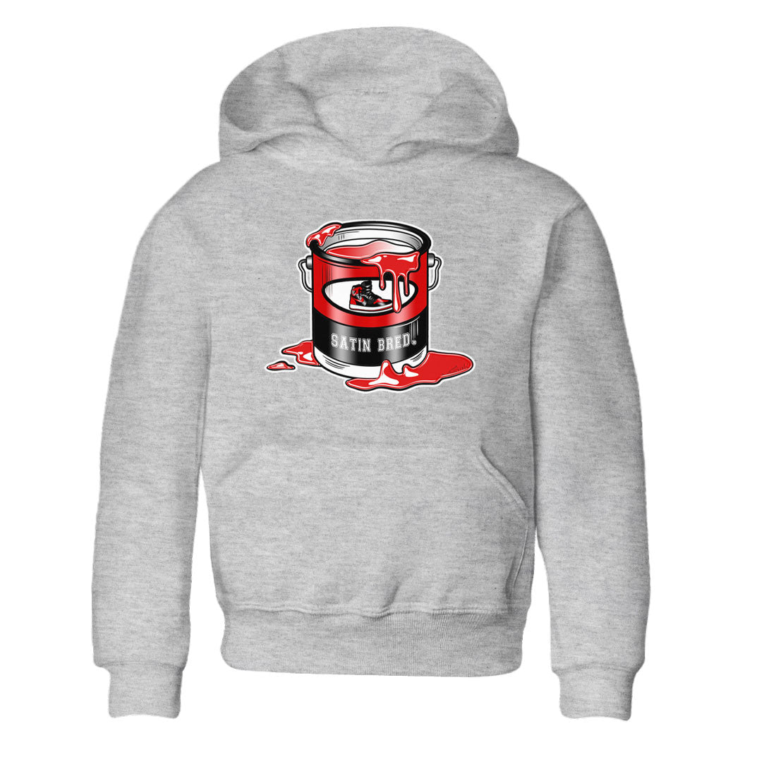 Air Jordan 1 Satin Bred shirt to match jordans Bucket Streetwear Sneaker Shirt Air Jordan 1 Retro High OG Satin Bred Drip Gear Zone Sneaker Matching Clothing Baby Toddler Heather Grey 2 T-Shirt