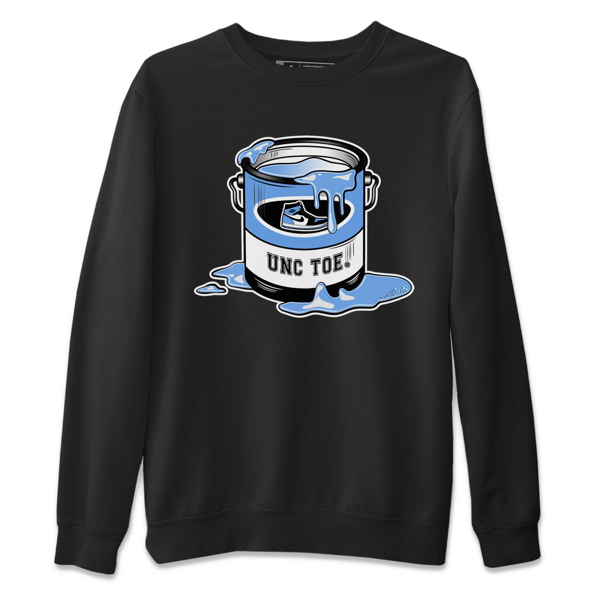 Air Jordan 1 UNC Toe shirt to match jordans Bucket Streetwear Sneaker Shirt Air Jordan 1 Retro High OG UNC Toe Drip Gear Zone Sneaker Matching Clothing Unisex Black 2 T-Shirt