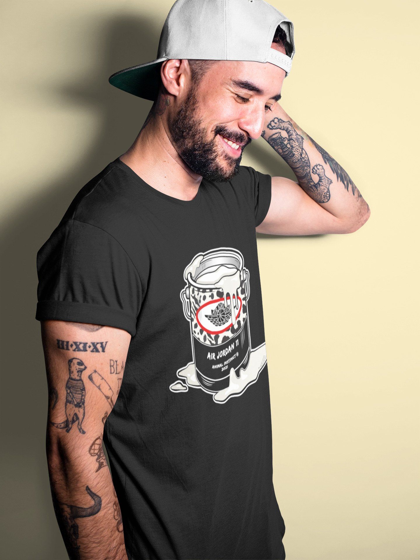 Jordan 11 Animal Instinct Shirt To Match Jordans Bucket Sneaker Tees Jordan 11 Animal Instinct Drip Gear Zone Sneaker Matching Clothing Unisex Shirts