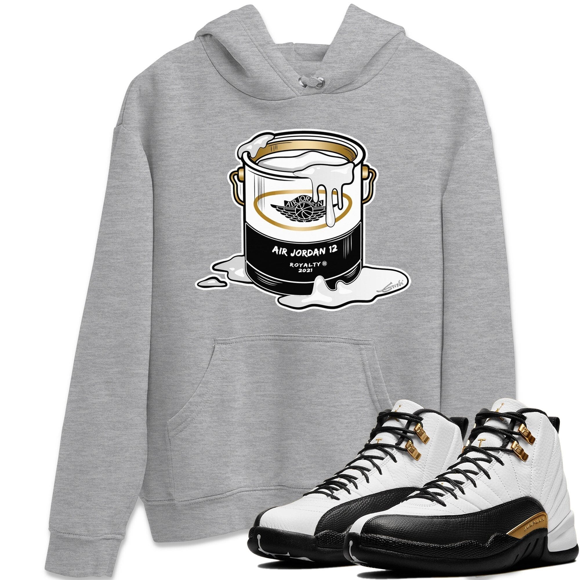 Jordan 12 Royalty Shirt To Match Jordans Bucket Sneaker Tees Jordan 12 Royalty Drip Gear Zone Sneaker Matching Clothing Unisex Shirts