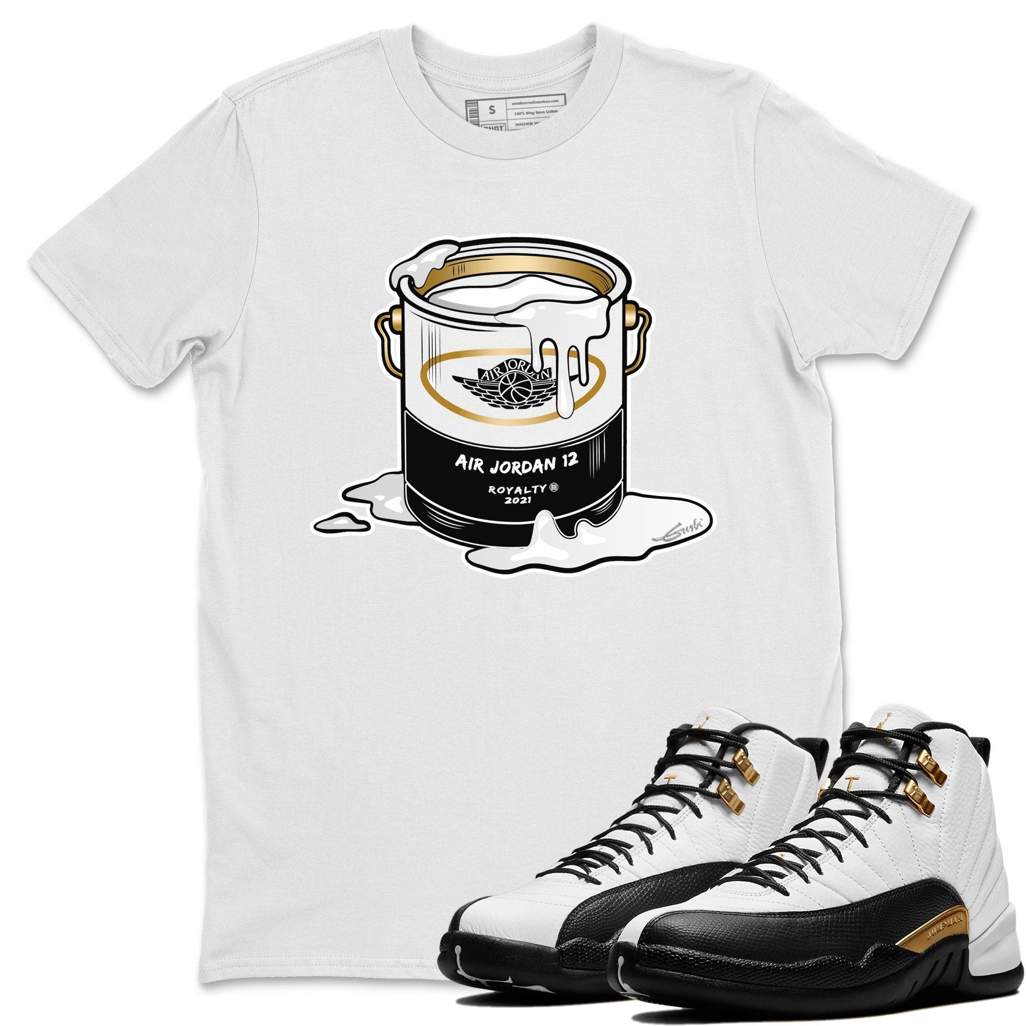 Jordan 12 Royalty Shirt To Match Jordans Bucket Sneaker Tees Jordan 12 Royalty Drip Gear Zone Sneaker Matching Clothing Unisex Shirts