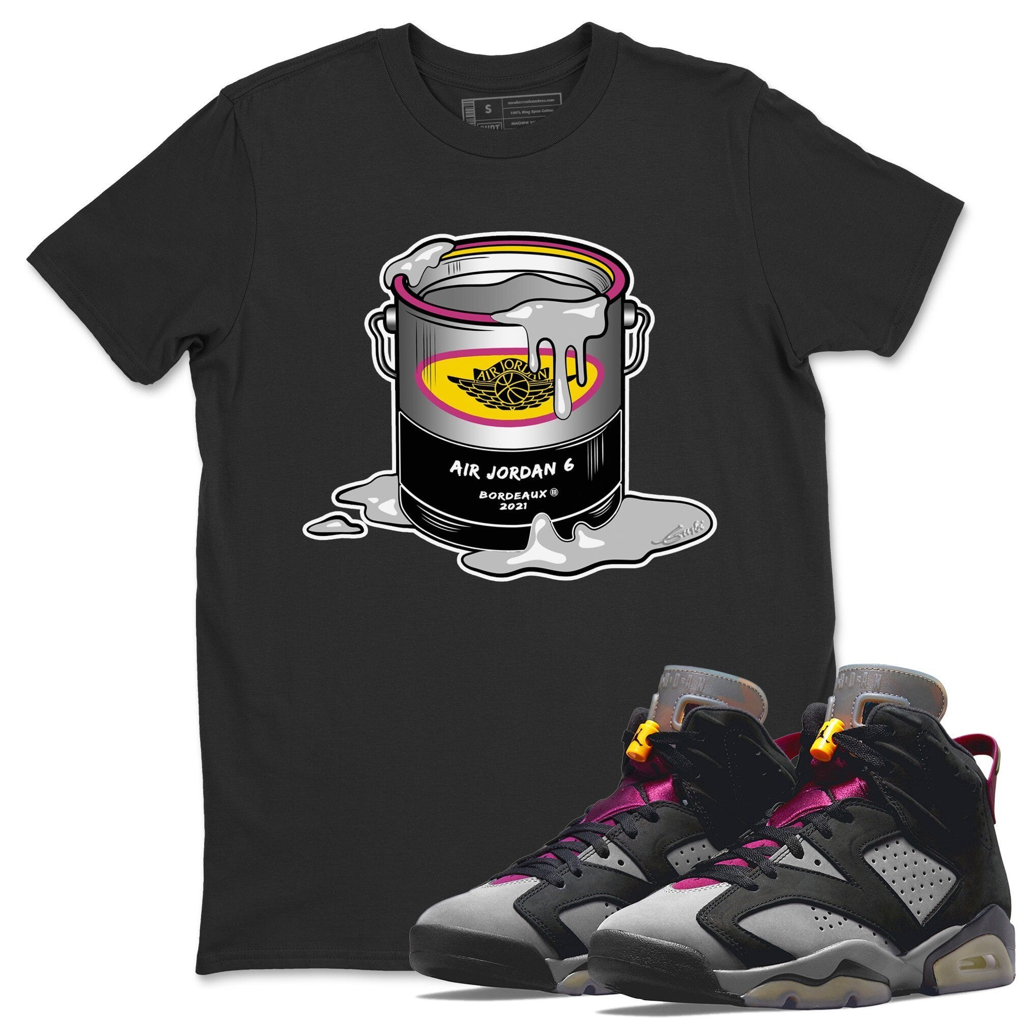 Jordan 6 Bordeaux Shirt To Match Jordans Bucket Sneaker Tees Jordan 6 Bordeaux Drip Gear Zone Sneaker Matching Clothing Unisex Shirts