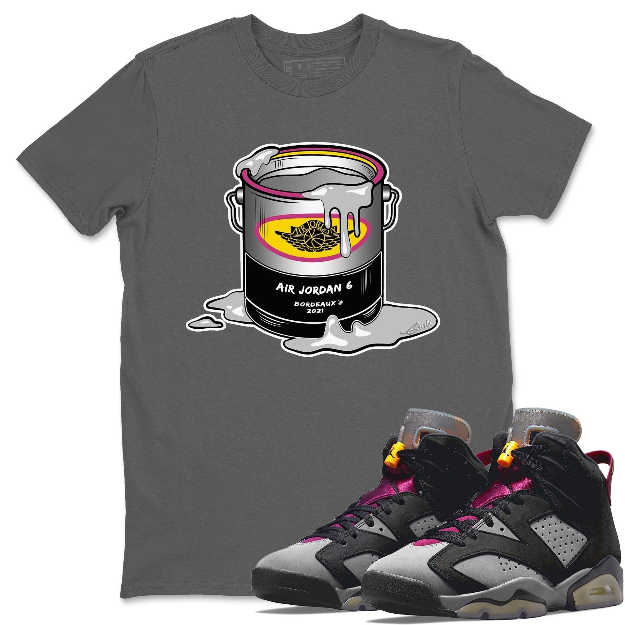 Jordan 6 Bordeaux Shirt To Match Jordans Bucket Sneaker Tees Jordan 6 Bordeaux Drip Gear Zone Sneaker Matching Clothing Unisex Shirts