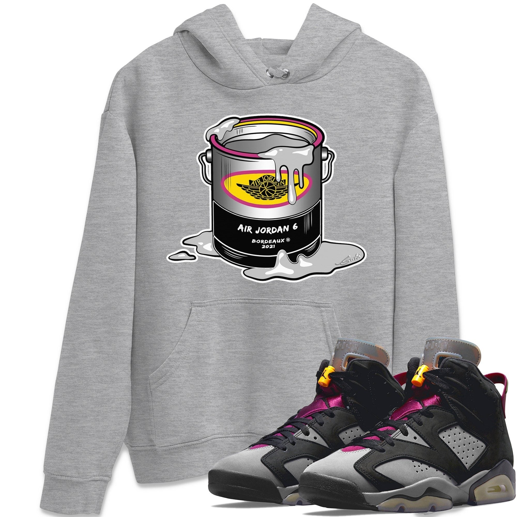 Jordan 6 Bordeaux Shirt To Match Jordans Bucket Sneaker Tees Jordan 6 Bordeaux Drip Gear Zone Sneaker Matching Clothing Unisex Shirts