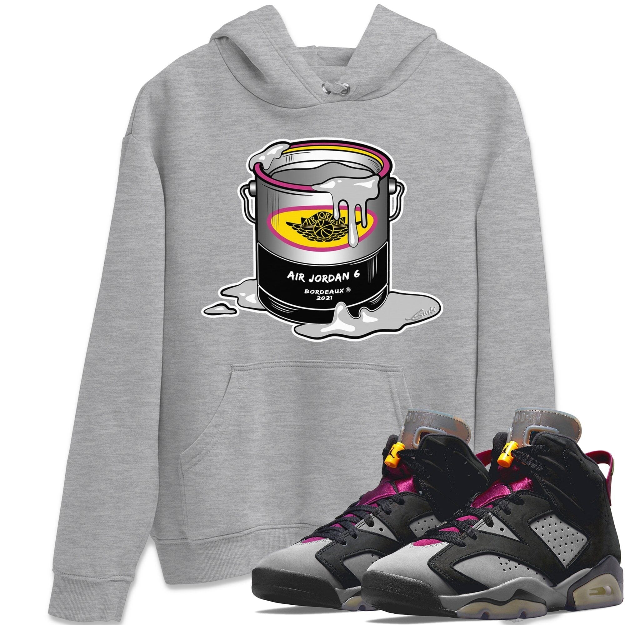 Jordan 6 Bordeaux Shirt To Match Jordans Bucket Sneaker Tees Jordan 6 Bordeaux Drip Gear Zone Sneaker Matching Clothing Unisex Shirts