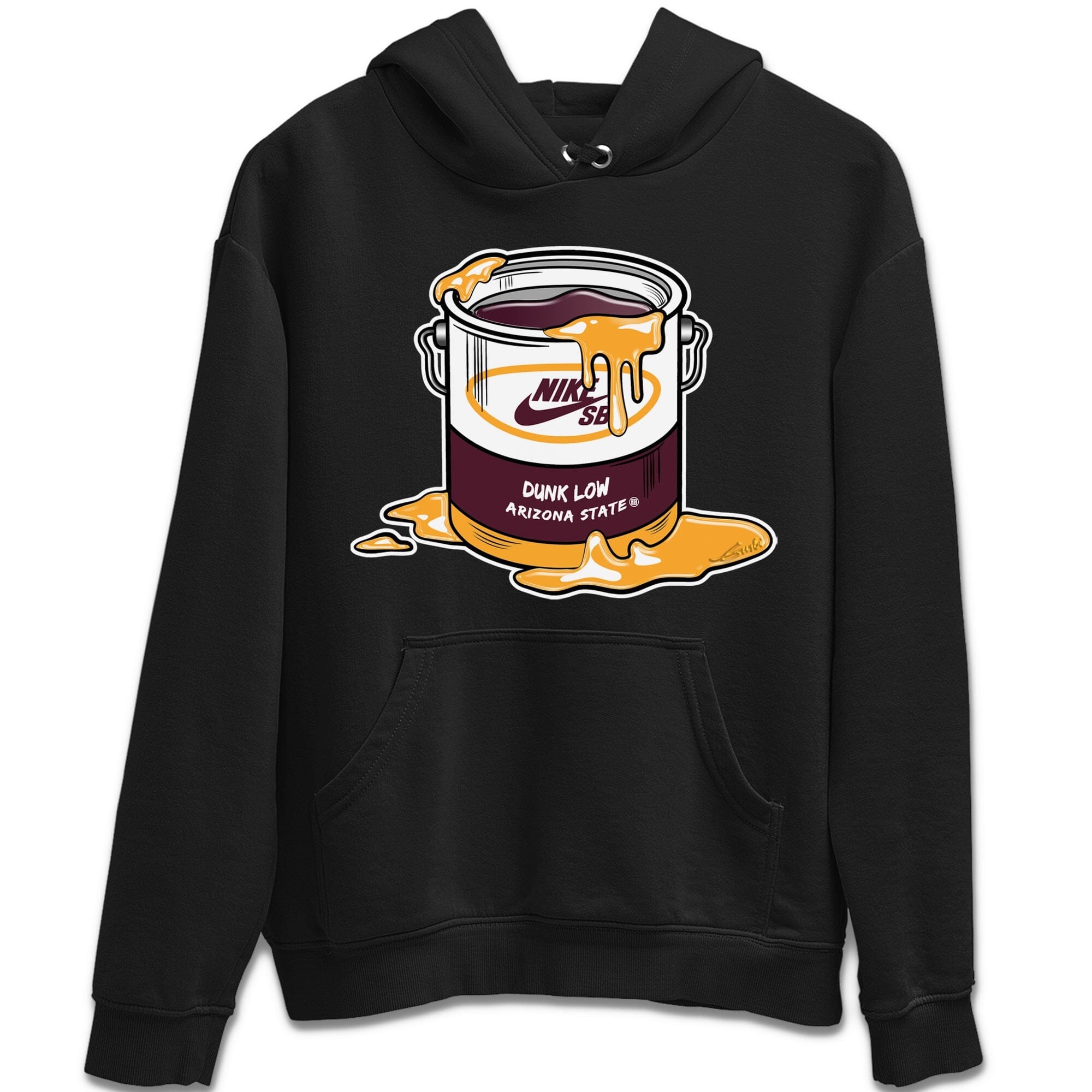 Dunk Arizona State Sneaker Match Tees Bucket Sneaker Tees Dunk Arizona State Jordan to match sneaker T-Shirt Crew Neck Shirts