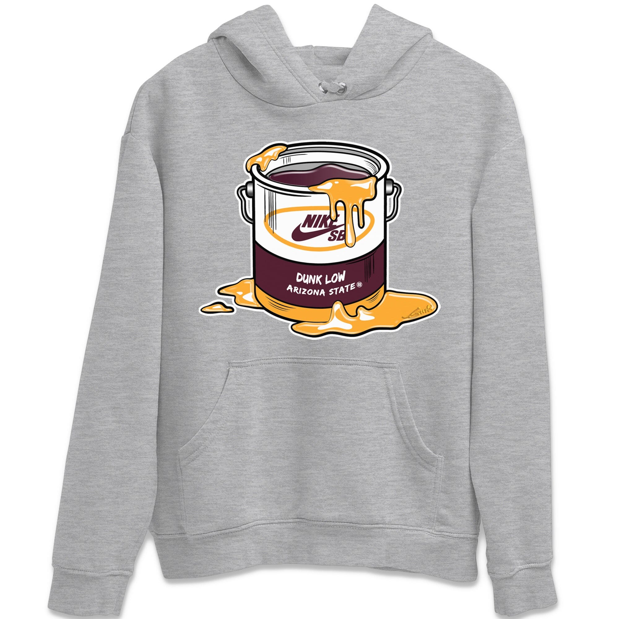 Dunk Arizona State Sneaker Match Tees Bucket Sneaker Tees Dunk Arizona State Jordan to match sneaker T-Shirt Crew Neck Shirts