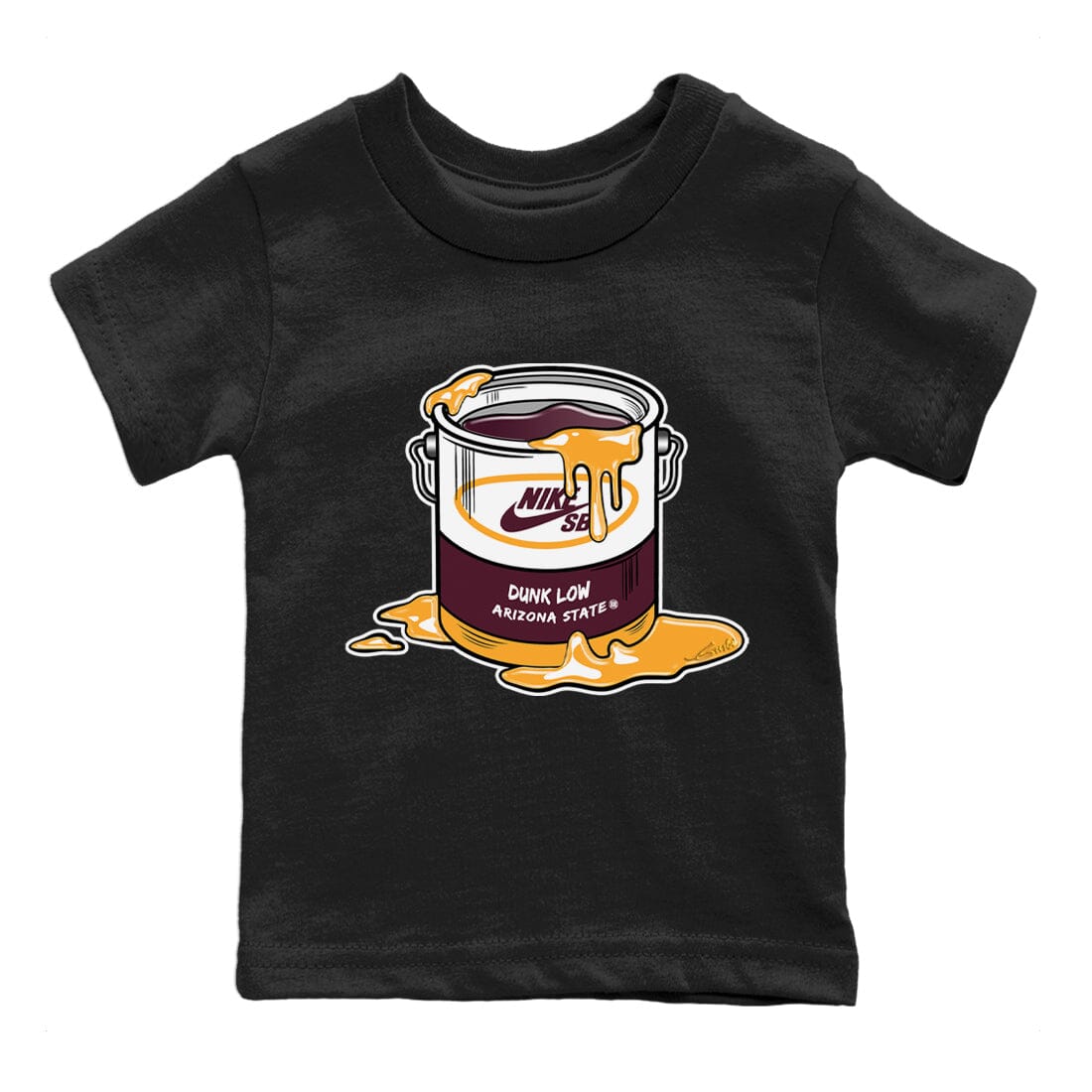 Dunk Arizona State Sneaker Match Tees Bucket Sneaker Tees Dunk Arizona State Jordan to match sneaker T-Shirt Kids Shirts