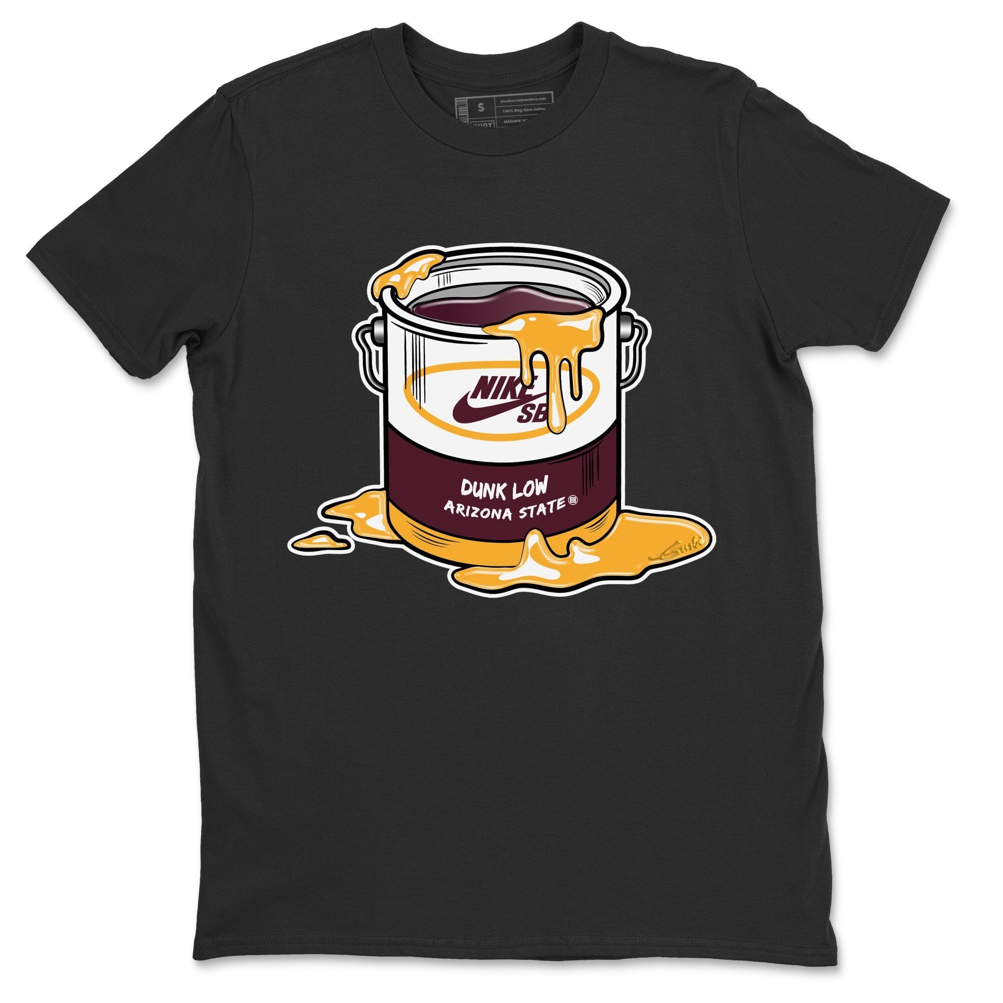 Dunk Arizona State Sneaker Match Tees Bucket Sneaker Tees Dunk Arizona State Jordan to match sneaker T-Shirt Crew Neck Shirts