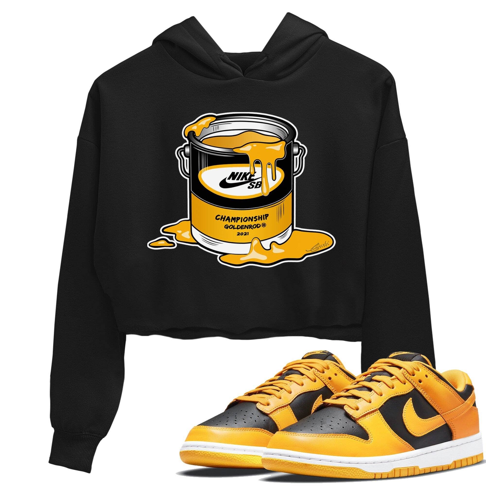 Dunk Championship Goldenrod Sneaker Match Tees Bucket Sneaker Tees Dunk Championship Goldenrod Jordan to match sneaker T-Shirt Women's Shirts