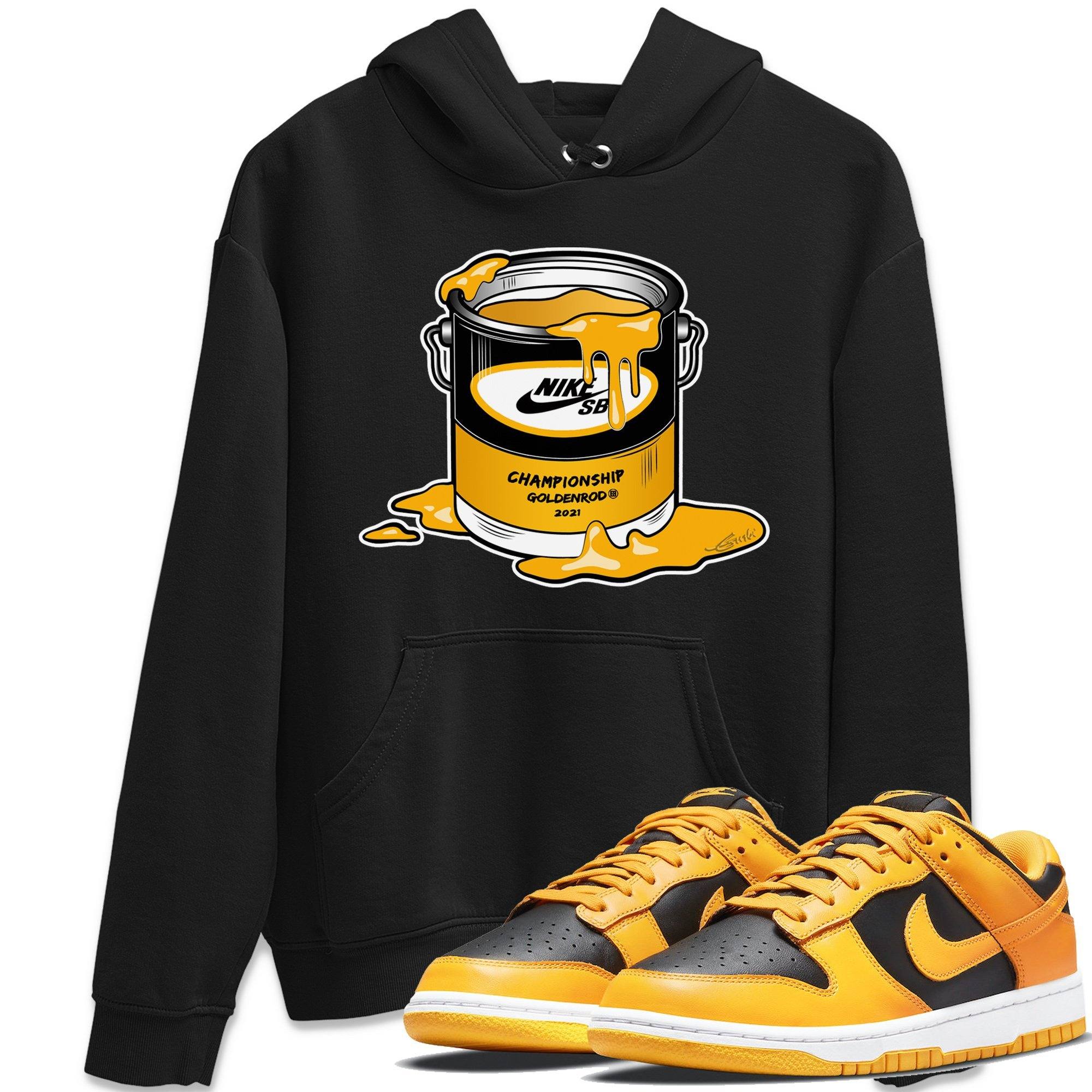 Dunk Championship Goldenrod Sneaker Match Tees Bucket Sneaker Tees Dunk Championship Goldenrod Jordan to match sneaker T-Shirt Crew Neck Shirts
