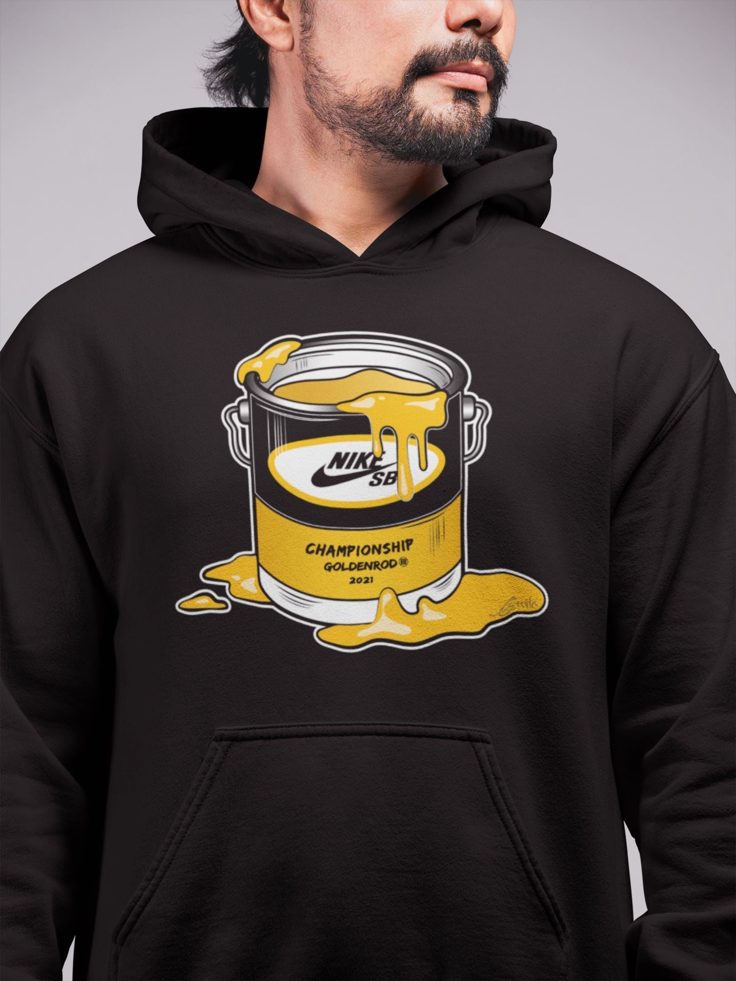 Dunk Championship Goldenrod Sneaker Match Tees Bucket Sneaker Tees Dunk Championship Goldenrod Jordan to match sneaker T-Shirt Crew Neck Shirts