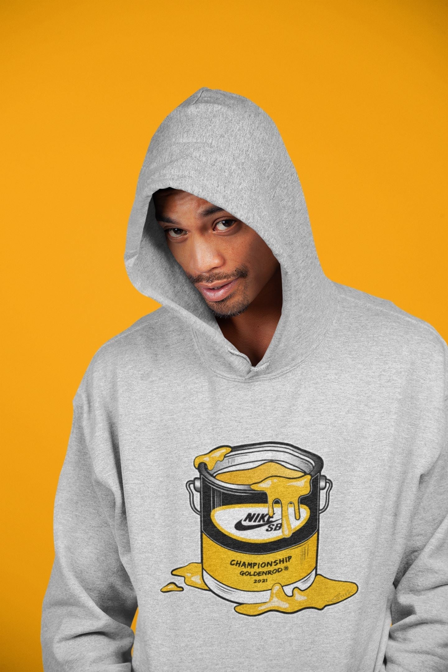 Dunk Championship Goldenrod Sneaker Match Tees Bucket Sneaker Tees Dunk Championship Goldenrod Jordan to match sneaker T-Shirt Crew Neck Shirts