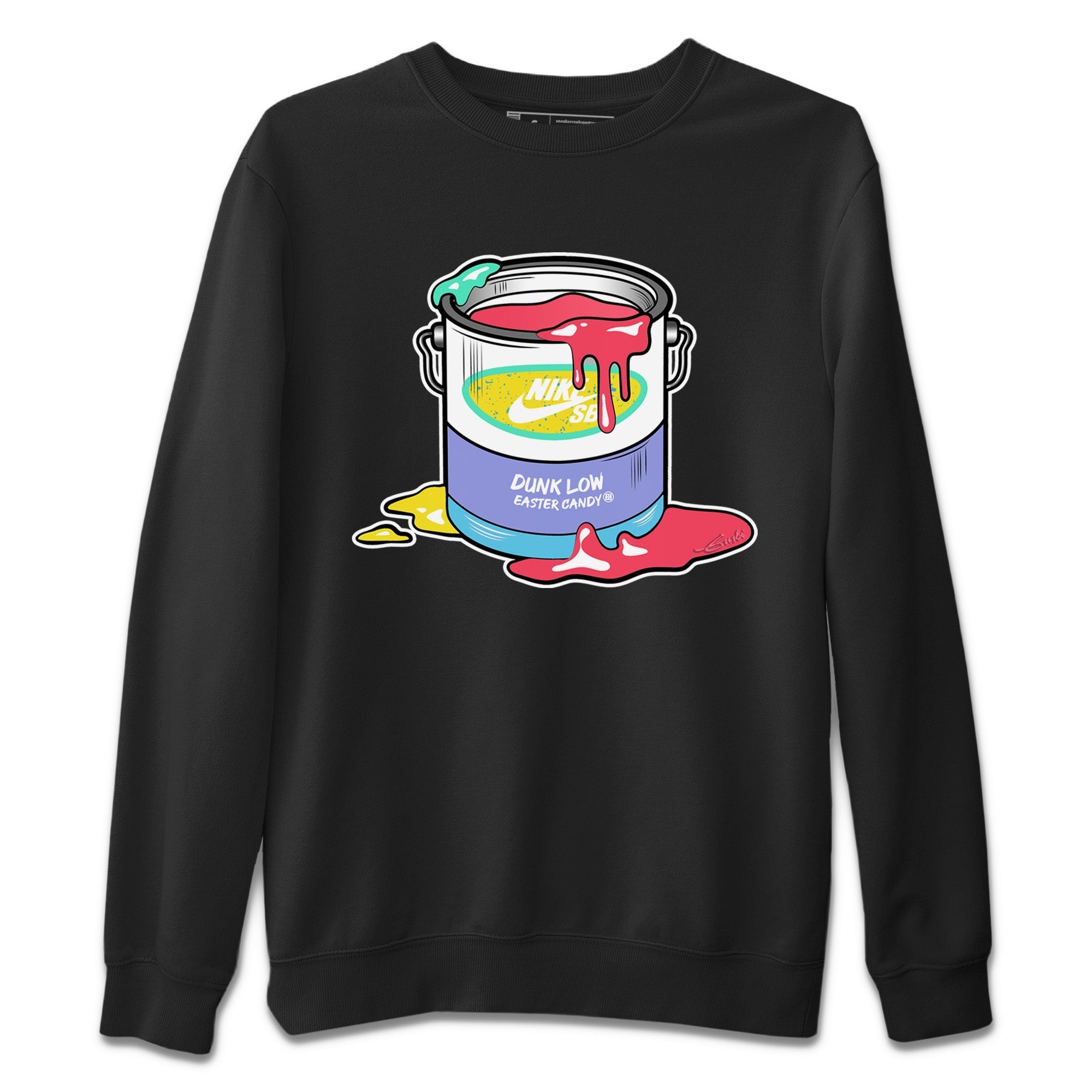 Dunk Easter Candy Sneaker Match Tees Bucket Streetwear Sneaker Shirt Holiday Easter T-Shirt Sneaker Release Tees Unisex Shirts Black 2