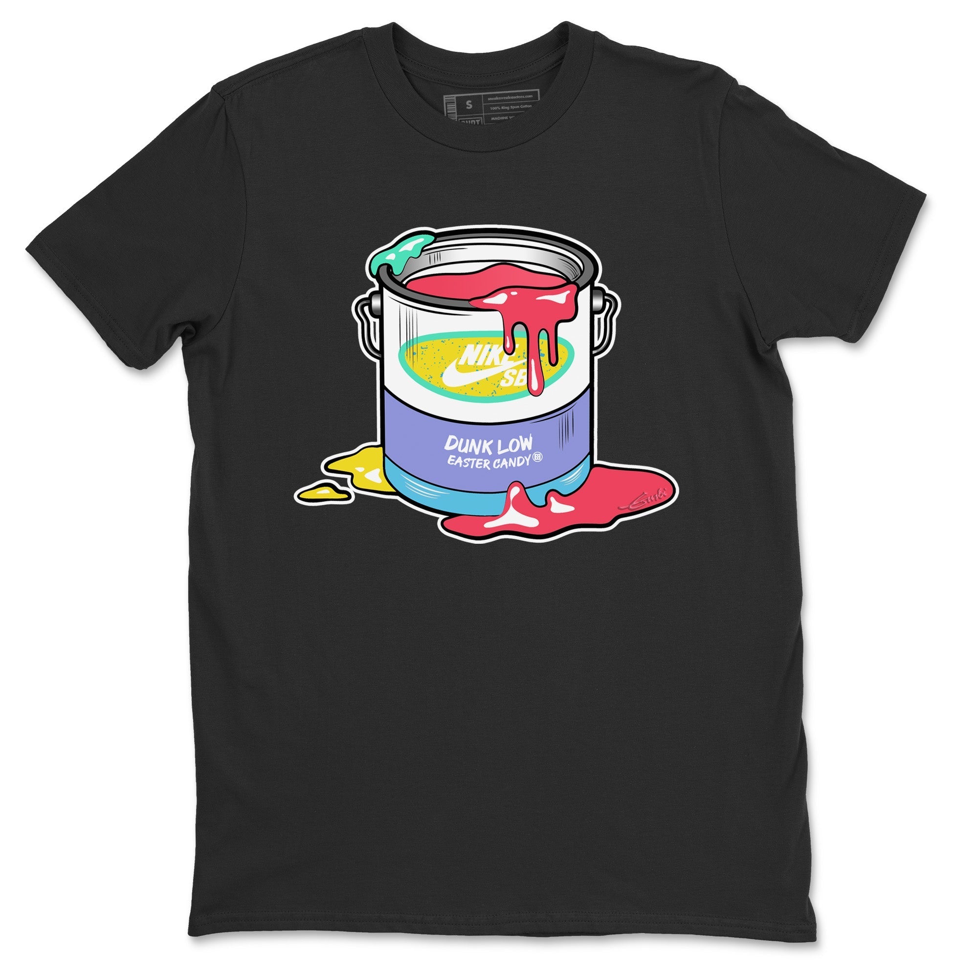 Dunk Easter Candy Sneaker Match Tees Bucket Streetwear Sneaker Shirt Holiday Easter T-Shirt Sneaker Release Tees Unisex Shirts Black 2