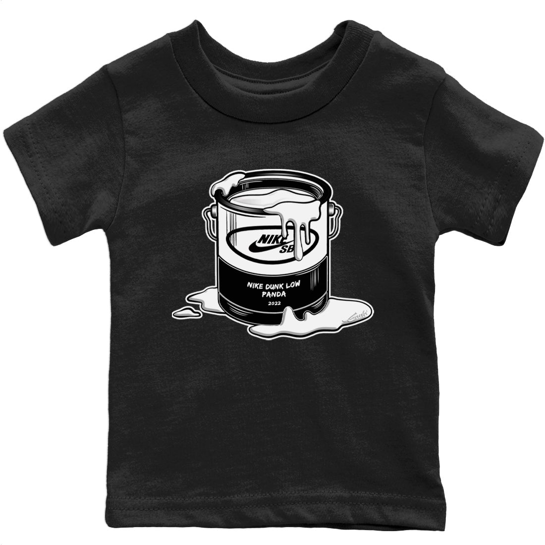 Dunk Panda Sneaker Match Tees Bucket Sneaker Tees Dunk Panda Jordan to match sneaker T-Shirt Kids Shirts