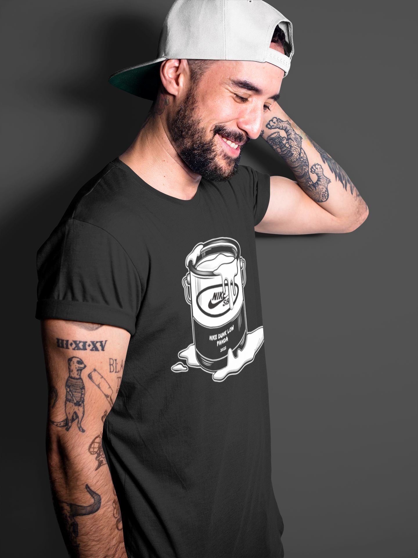 Dunk Panda Sneaker Match Tees Bucket Sneaker Tees Dunk Panda Jordan to match sneaker T-Shirt Crew Neck Shirts