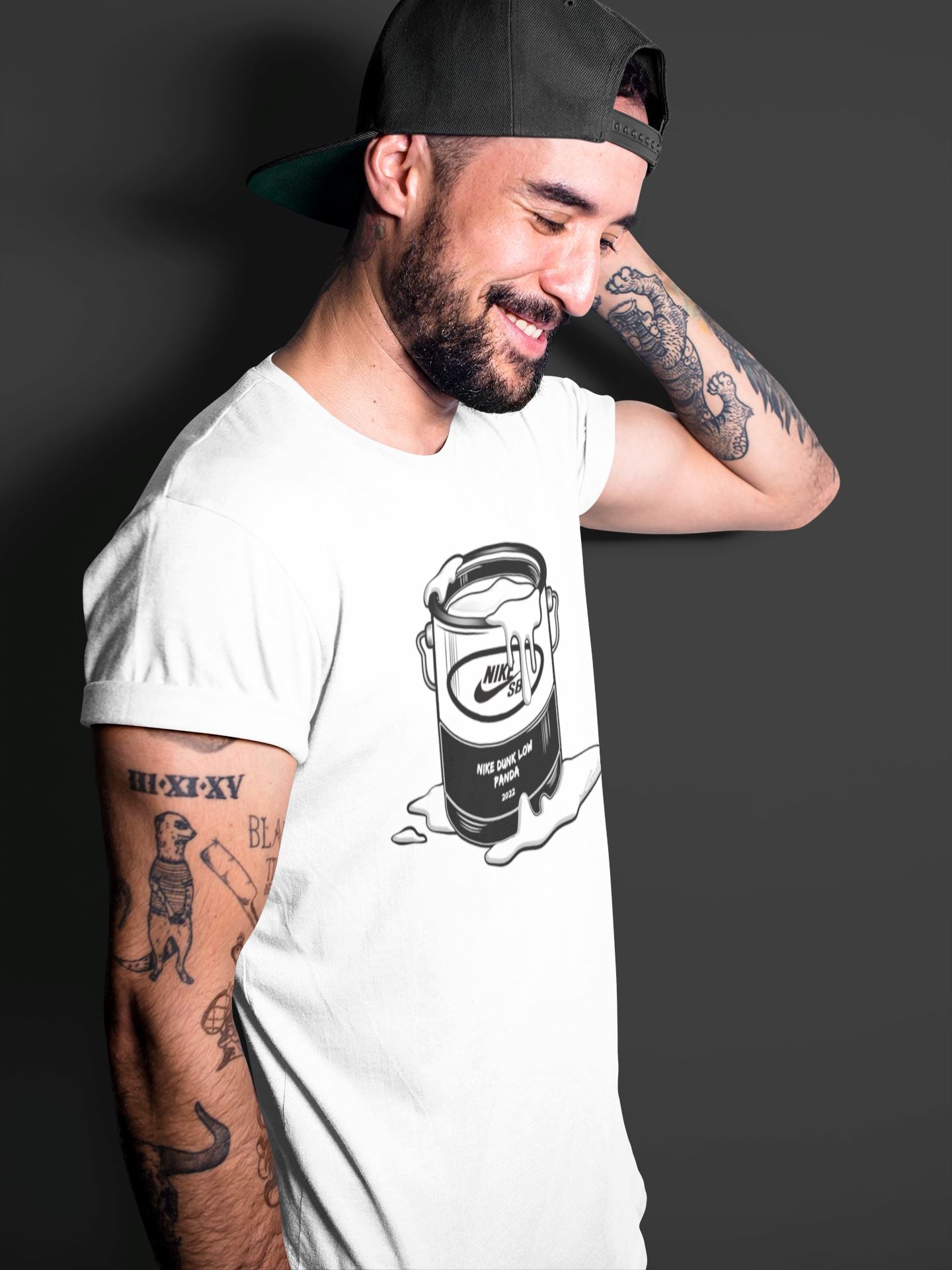 Dunk Panda Sneaker Match Tees Bucket Sneaker Tees Dunk Panda Jordan to match sneaker T-Shirt Crew Neck Shirts