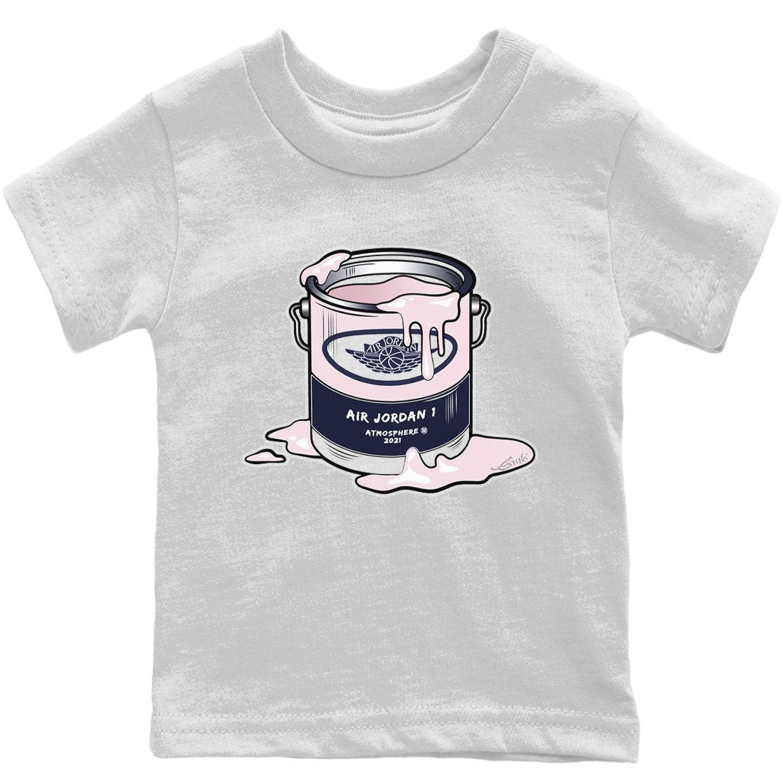 Jordan 1 Atmosphere Sneaker Match Tees Bucket Sneaker Tees Jordan 1 Atmosphere Jordan to match sneaker T-Shirt Kids Shirts