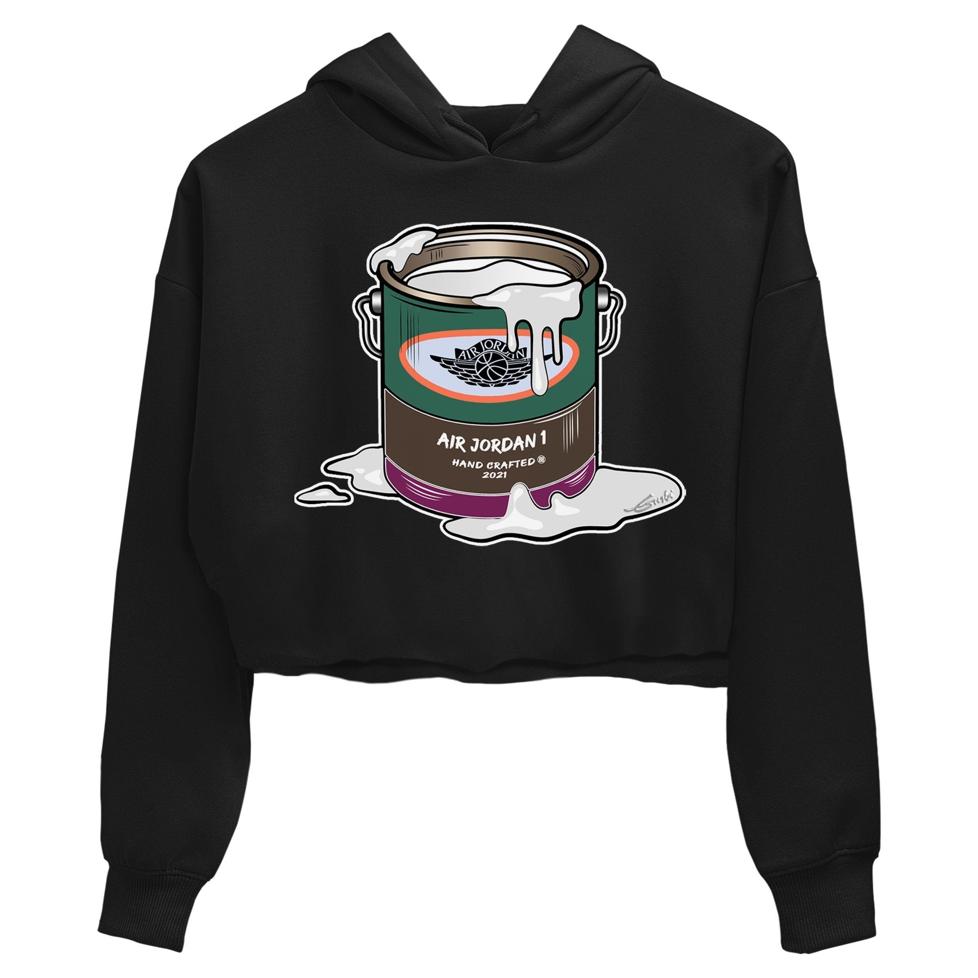 Jordan 1 Hand Crafted Sneaker Matching T-Shirt Bucket Sneaker Tees Jordan 1 Hand Crafted Sneaker Release Tees Women's Shirts