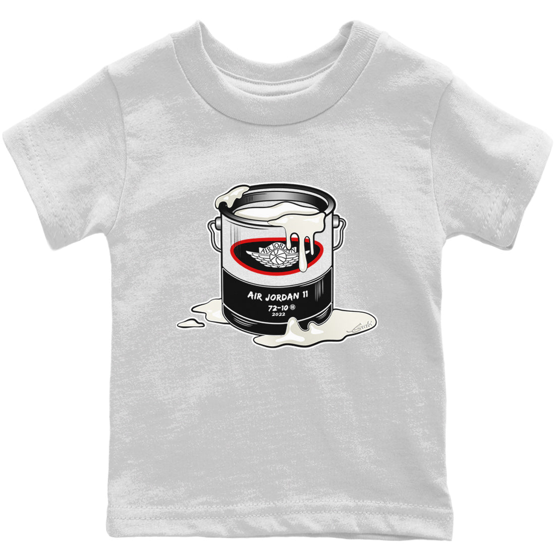 Jordan 11 72-10 Sneaker Matching T-Shirt Bucket Sneaker Tees Jordan 11 72-10 Sneaker Release Tees Kids Shirts