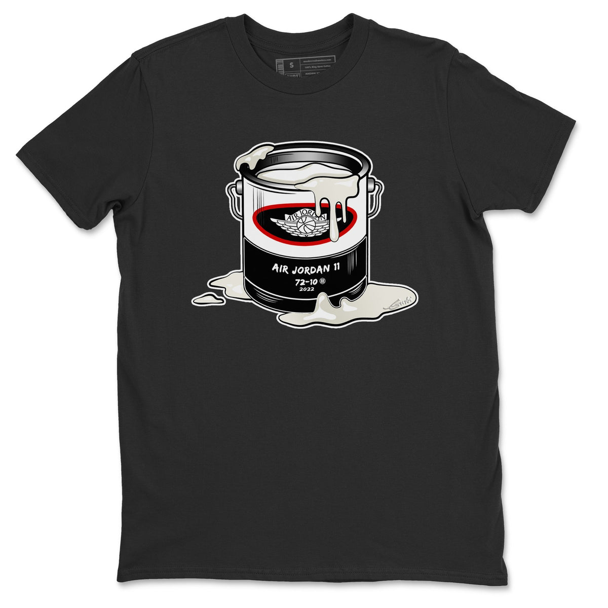 Jordan 11 72-10 Sneaker Matching T-Shirt Bucket Sneaker Tees Jordan 11 72-10 Sneaker Release Tees Crew Neck Tees