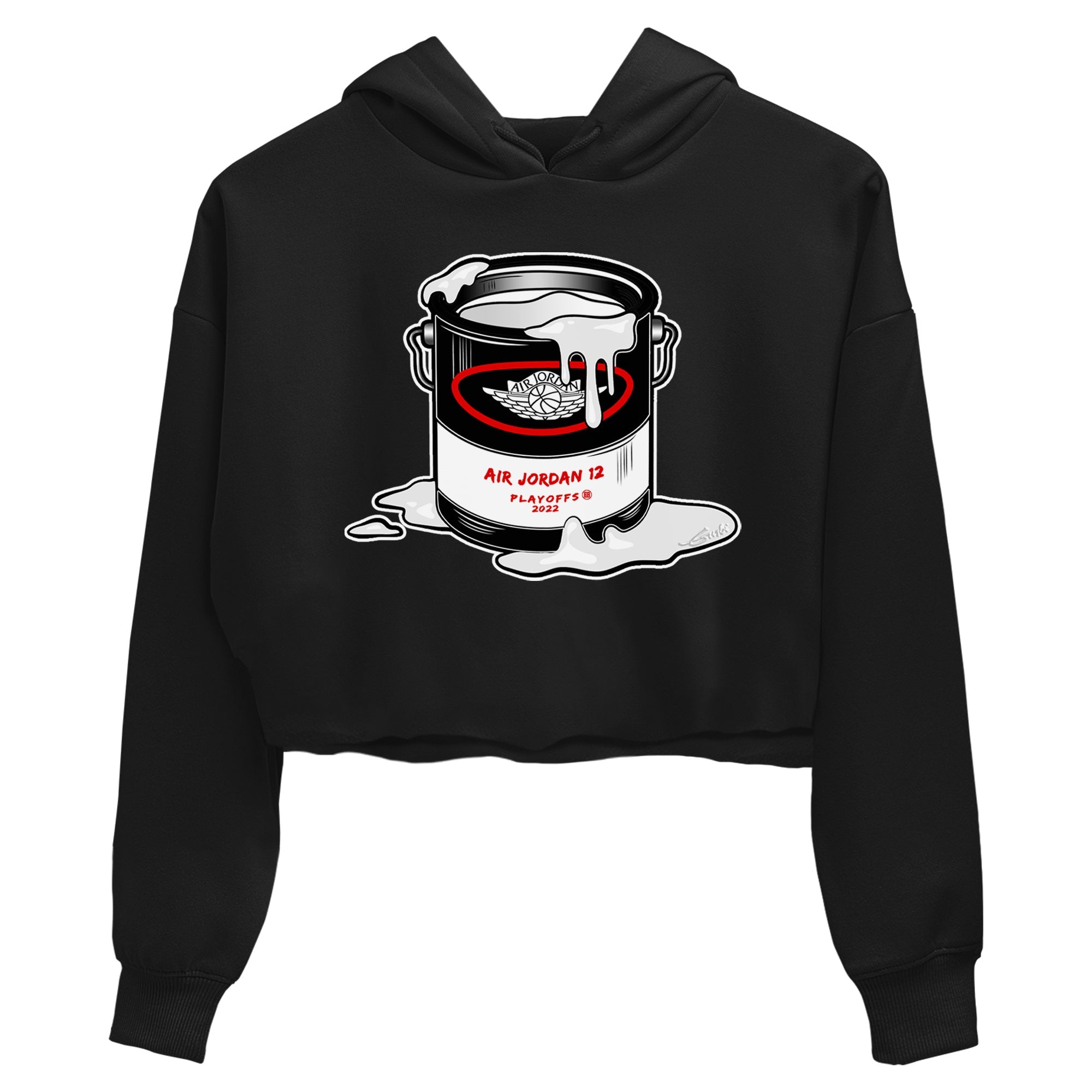 Jordan 12 Playoffs Sneaker Matching T-Shirt Bucket Sneaker Tees Jordan 12 Playoffs Sneaker Release Tees Women's Shirts