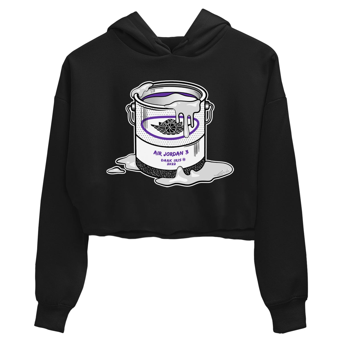 Jordan 3 Dark Iris Sneaker Matching T-Shirt Bucket Sneaker Tees Jordan 3 Dark Iris Sneaker Release Tees Women's Shirts