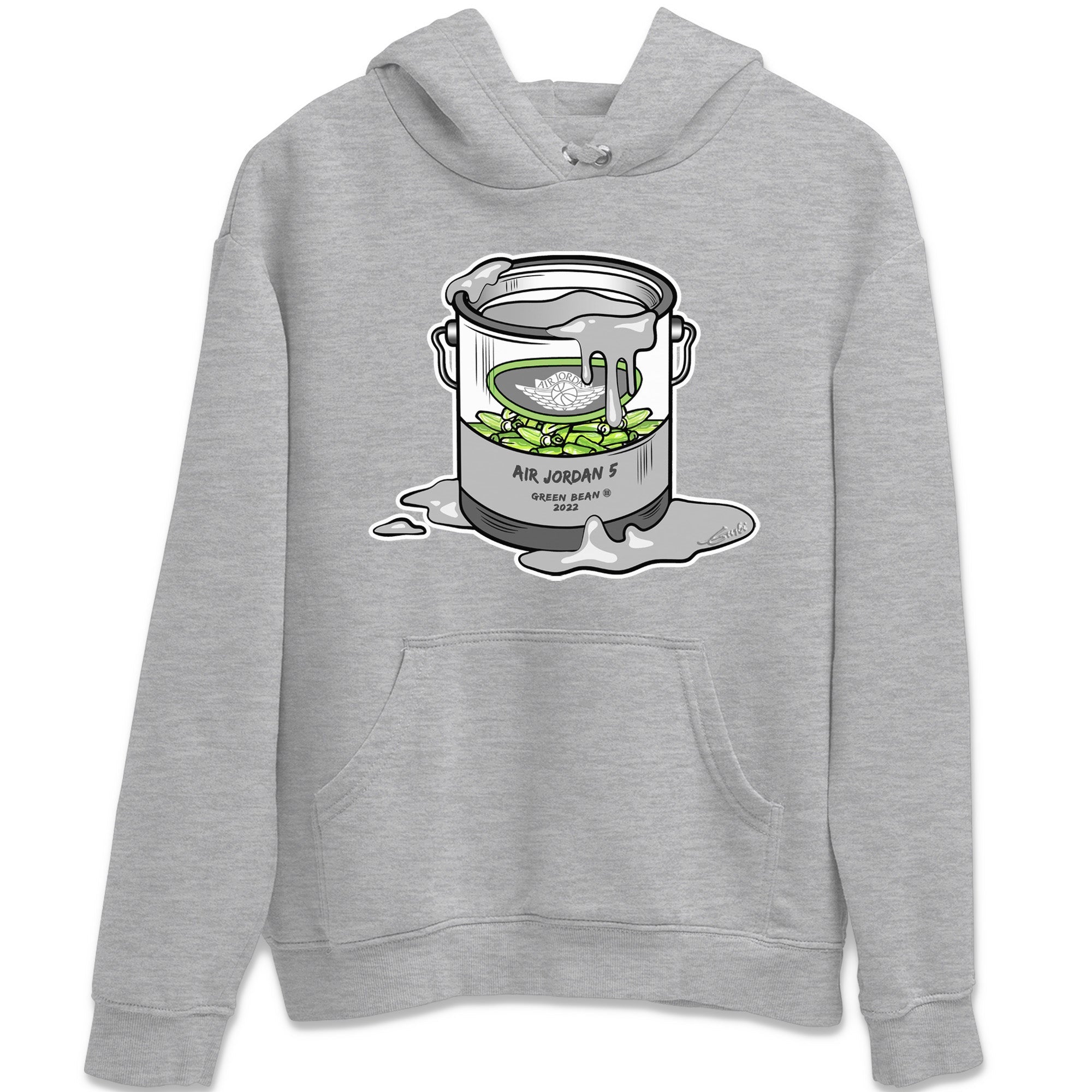 Jordan 5 Green Bean Sneaker Matching T-Shirt Bucket Sneaker Tees Jordan 5 Green Bean Sneaker Release Tees Crew Neck Tees