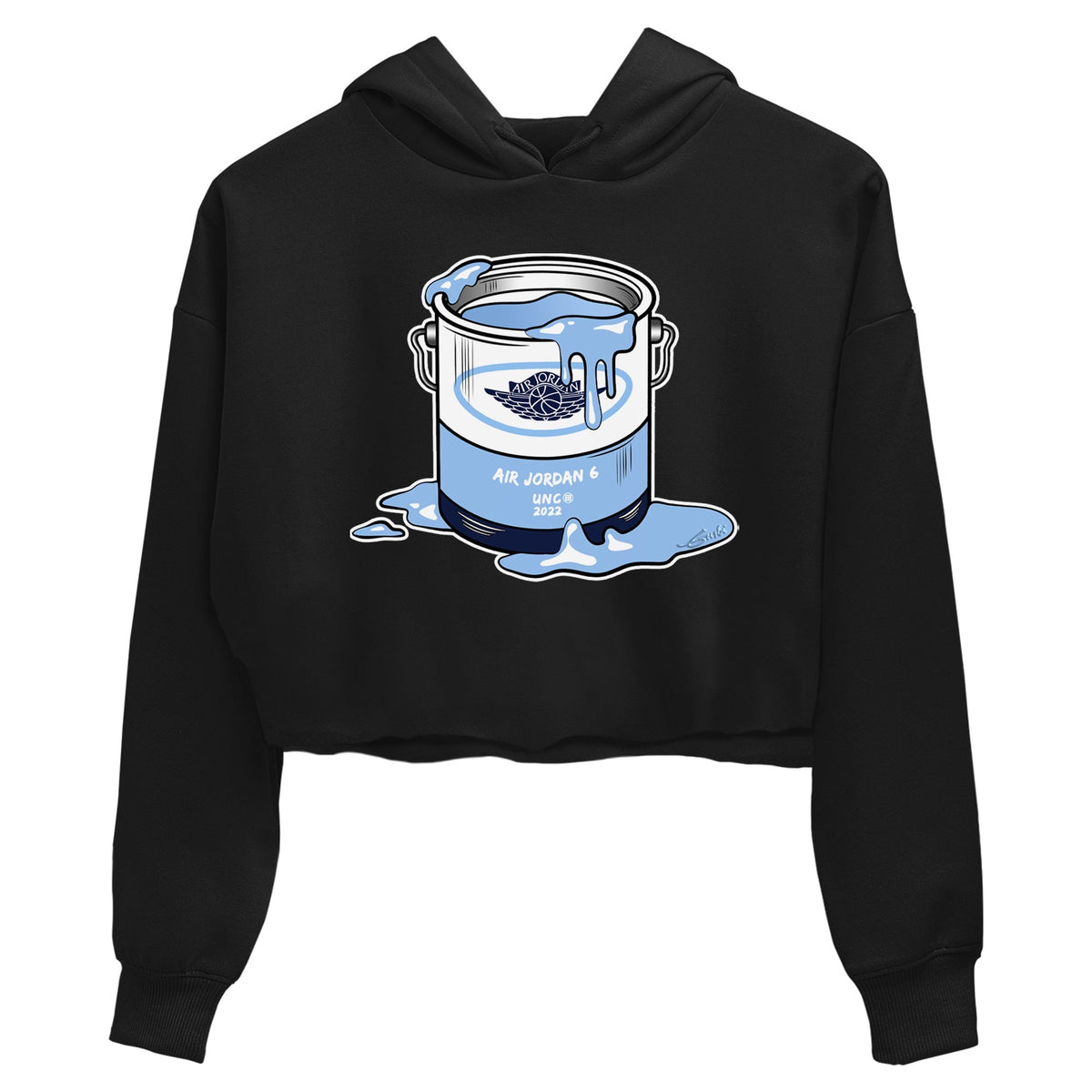 Jordan 6 UNC Shirt To Match Jordans Bucket Sneaker Tees Jordan 6 UNC Drip Gear Zone Sneaker Matching Clothing Women's Shirts
