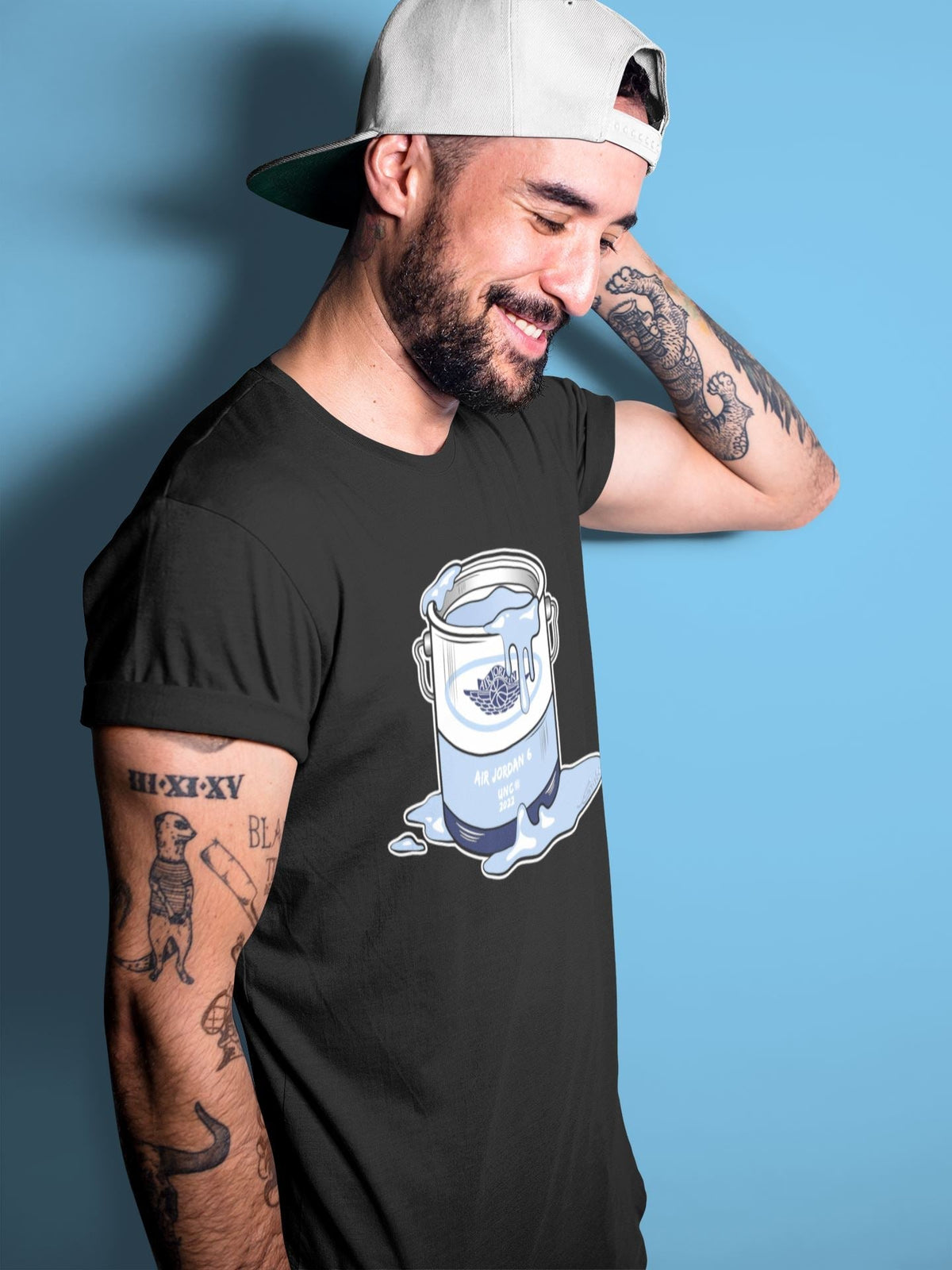 Jordan 6 UNC Shirt To Match Jordans Bucket Sneaker Tees Jordan 6 UNC Drip Gear Zone Sneaker Matching Clothing Unisex Shirts