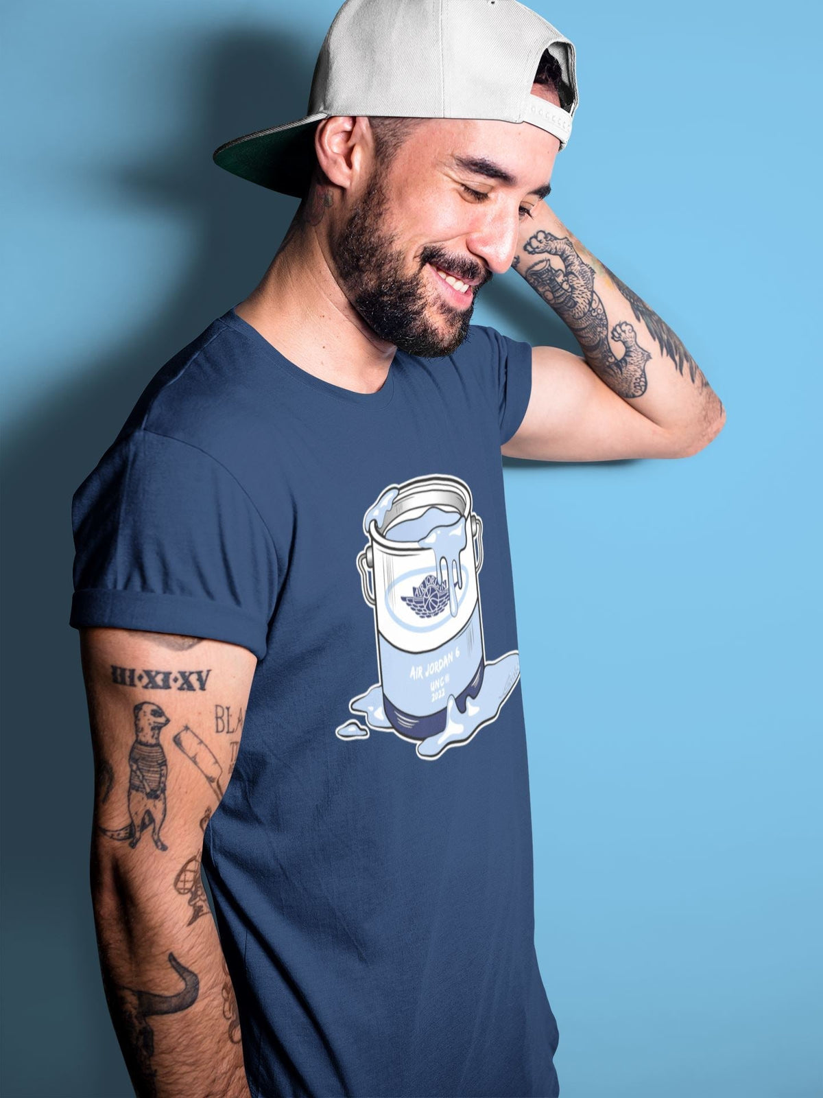 Jordan 6 UNC Shirt To Match Jordans Bucket Sneaker Tees Jordan 6 UNC Drip Gear Zone Sneaker Matching Clothing Unisex Shirts