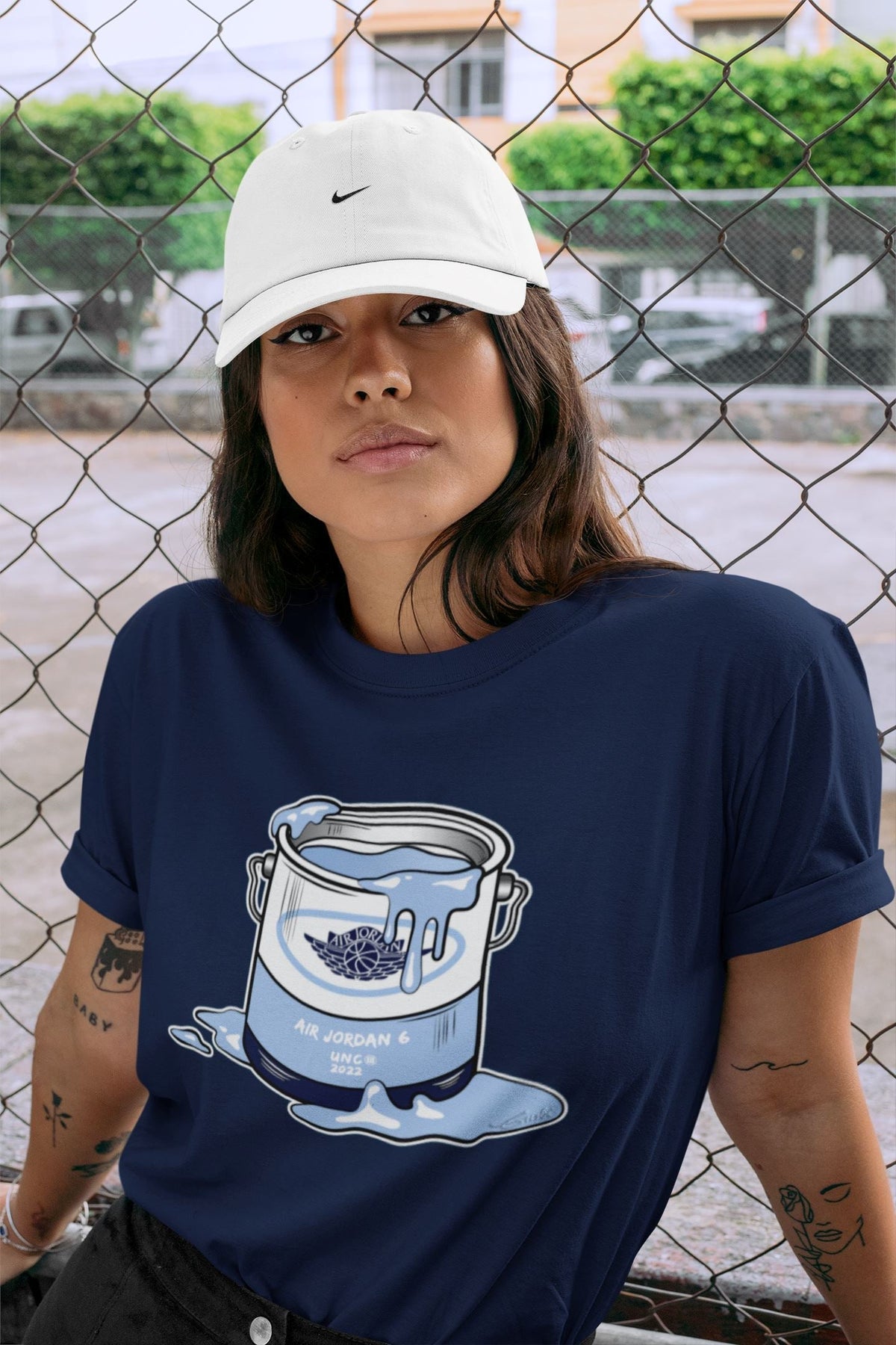 Jordan 6 UNC Shirt To Match Jordans Bucket Sneaker Tees Jordan 6 UNC Drip Gear Zone Sneaker Matching Clothing Unisex Shirts