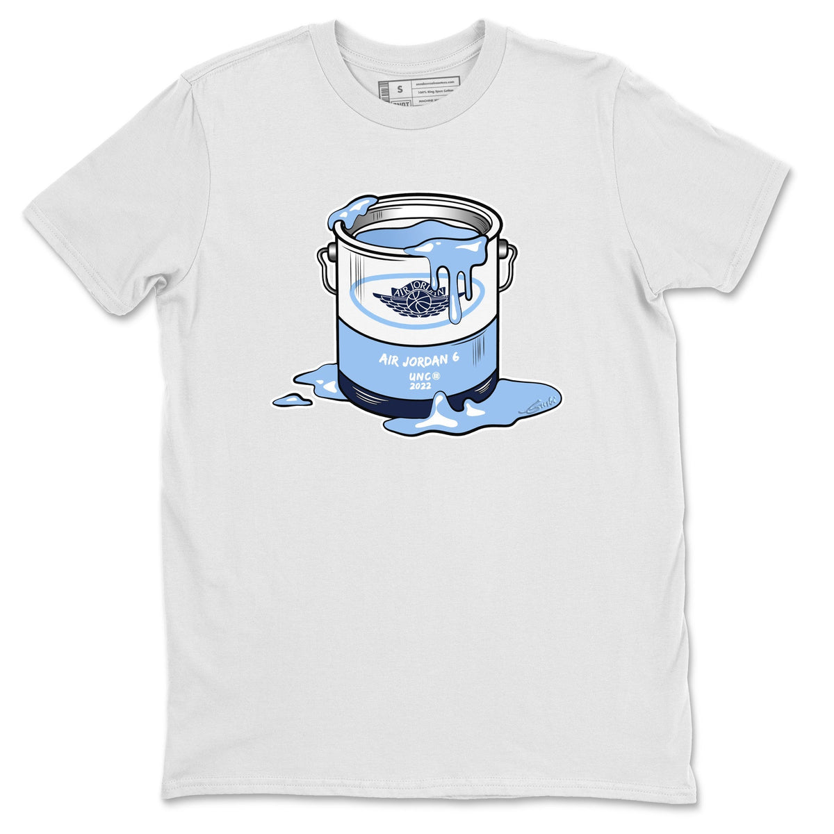 Jordan 6 UNC Shirt To Match Jordans Bucket Sneaker Tees Jordan 6 UNC Drip Gear Zone Sneaker Matching Clothing Unisex Shirts