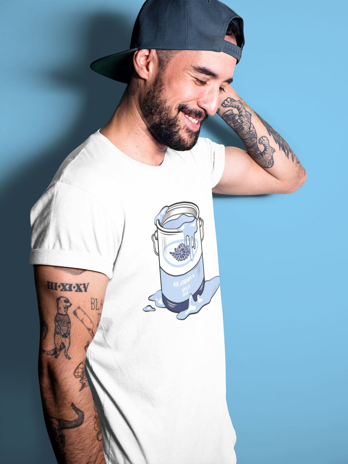 Jordan 6 UNC Shirt To Match Jordans Bucket Sneaker Tees Jordan 6 UNC Drip Gear Zone Sneaker Matching Clothing Unisex Shirts