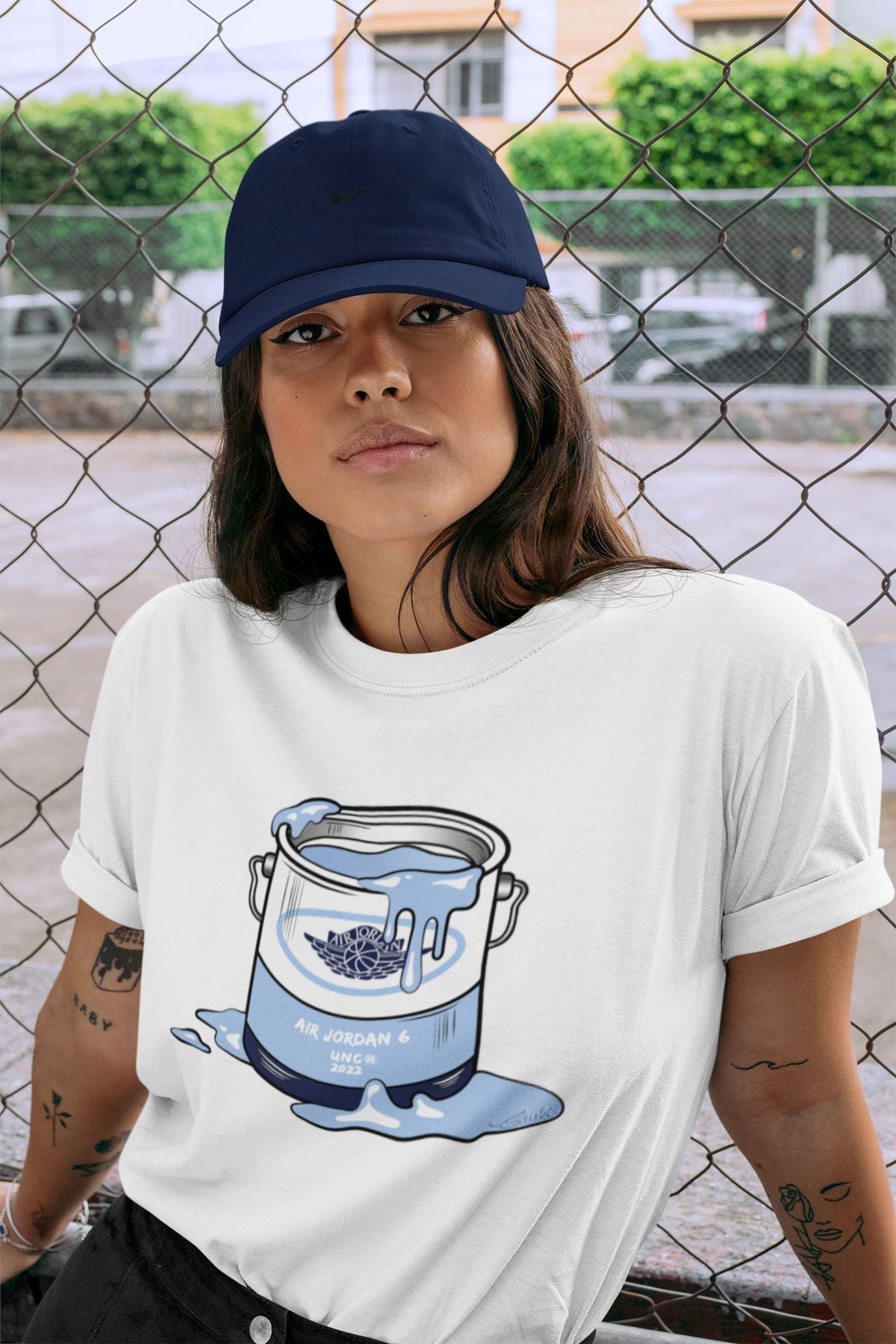 Jordan 6 UNC Shirt To Match Jordans Bucket Sneaker Tees Jordan 6 UNC Drip Gear Zone Sneaker Matching Clothing Unisex Shirts