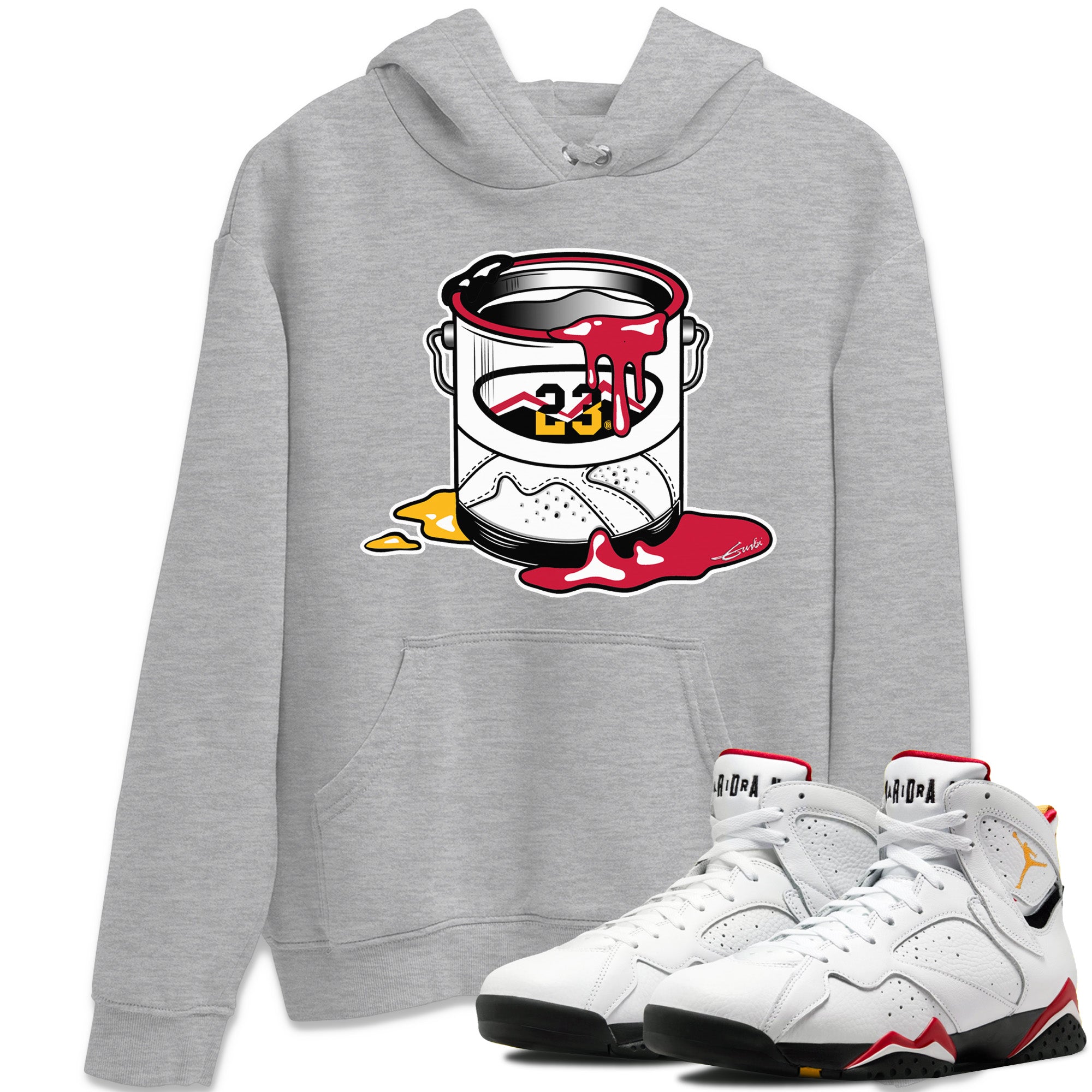 Jordan 7 Cardinal Shirt To Match Jordans Bucket Sneaker Tees Jordan 7 Cardinal Drip Gear Zone Sneaker Matching Clothing Unisex Shirts