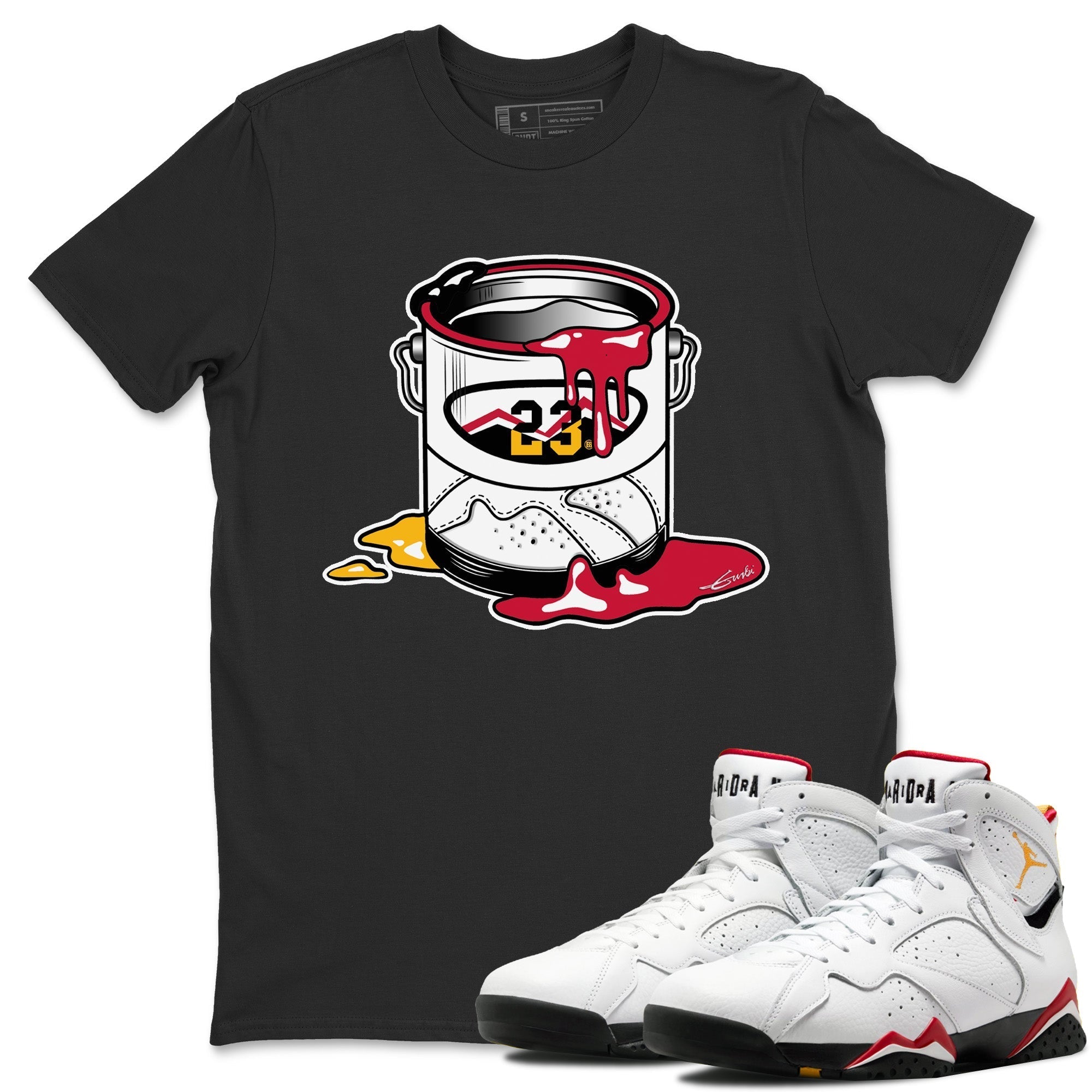 Jordan 7 Cardinal Shirt To Match Jordans Bucket Sneaker Tees Jordan 7 Cardinal Drip Gear Zone Sneaker Matching Clothing Unisex Shirts
