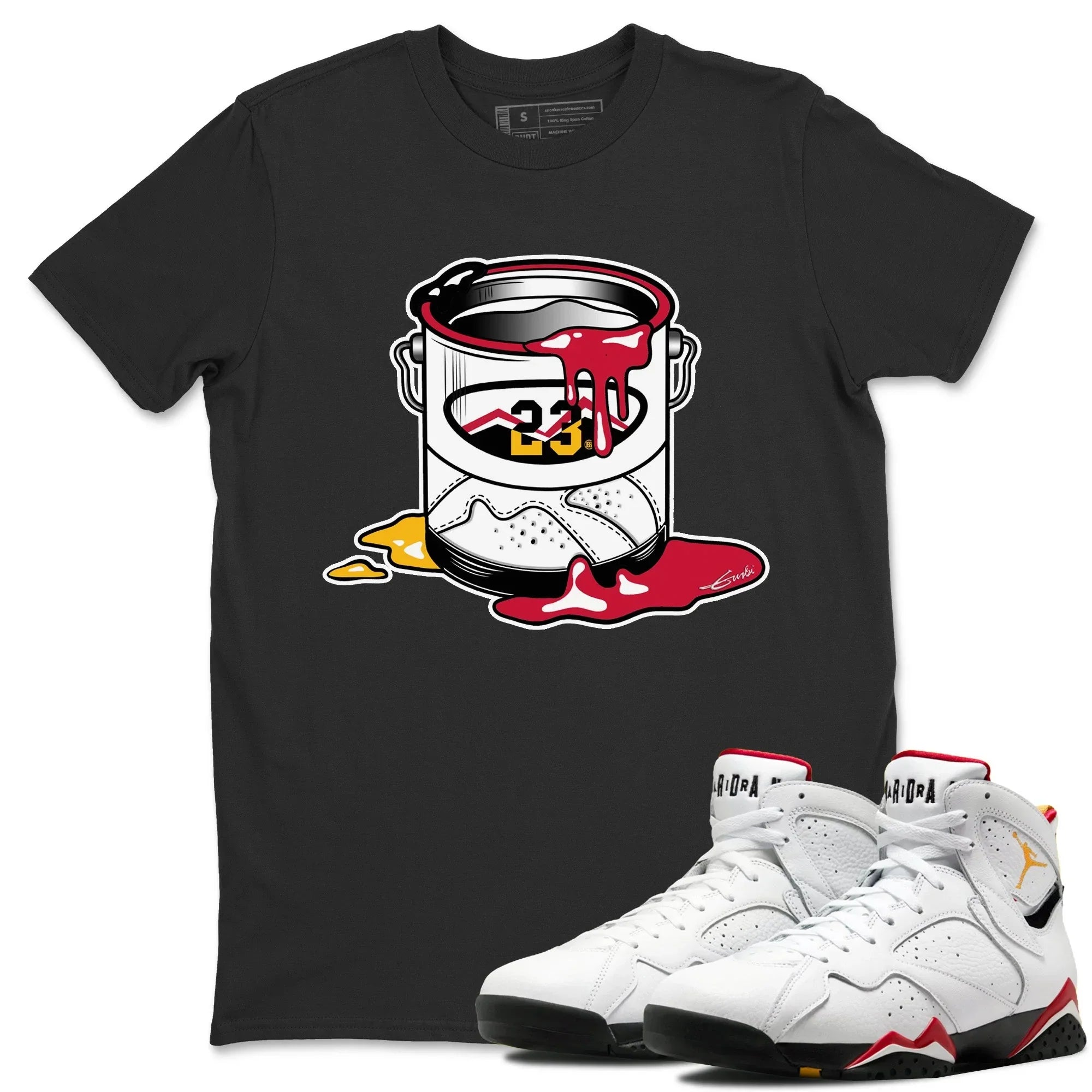 Jordan 7 Cardinal Shirt To Match Jordans Bucket Sneaker Tees Jordan 7 Cardinal Drip Gear Zone Sneaker Matching Clothing Unisex Shirts