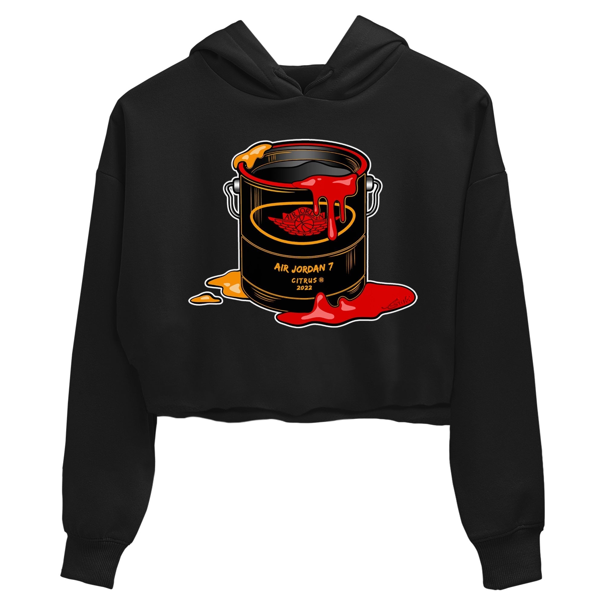 Jordan 7 Citrus Shirt To Match Jordans Bucket Sneaker Tees Jordan 7 Citrus Drip Gear Zone Sneaker Matching Clothing Women's Shirts