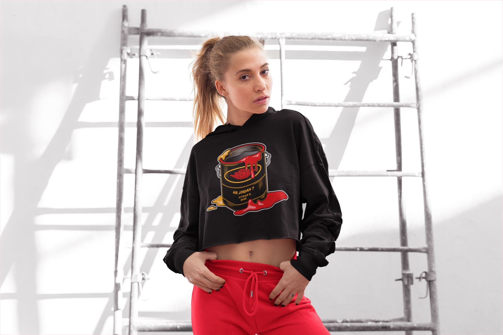 Jordan 7 Citrus Shirt To Match Jordans Bucket Sneaker Tees Jordan 7 Citrus Drip Gear Zone Sneaker Matching Clothing Women's Shirts