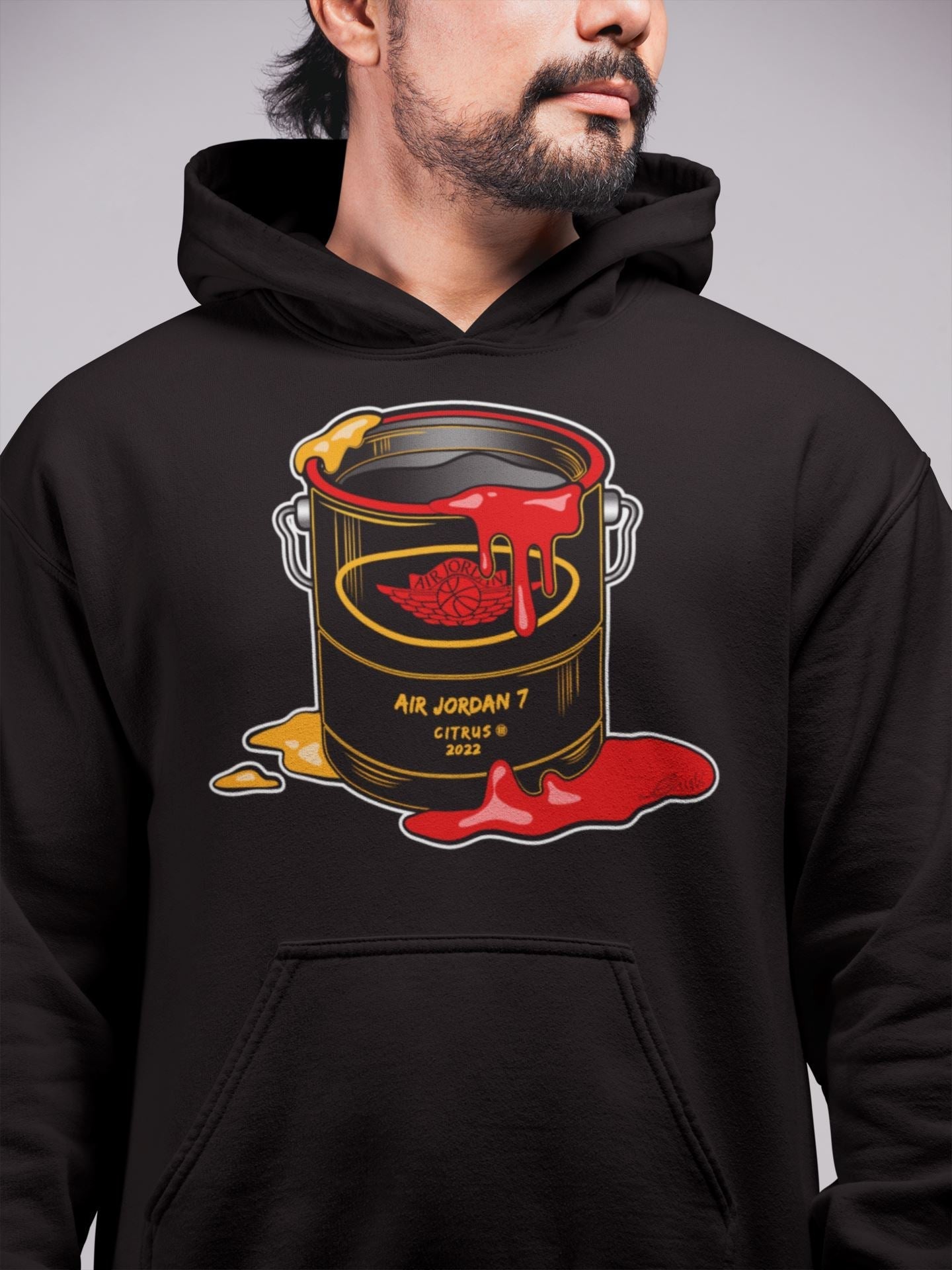 Jordan 7 Citrus Shirt To Match Jordans Bucket Sneaker Tees Jordan 7 Citrus Drip Gear Zone Sneaker Matching Clothing Unisex Shirts